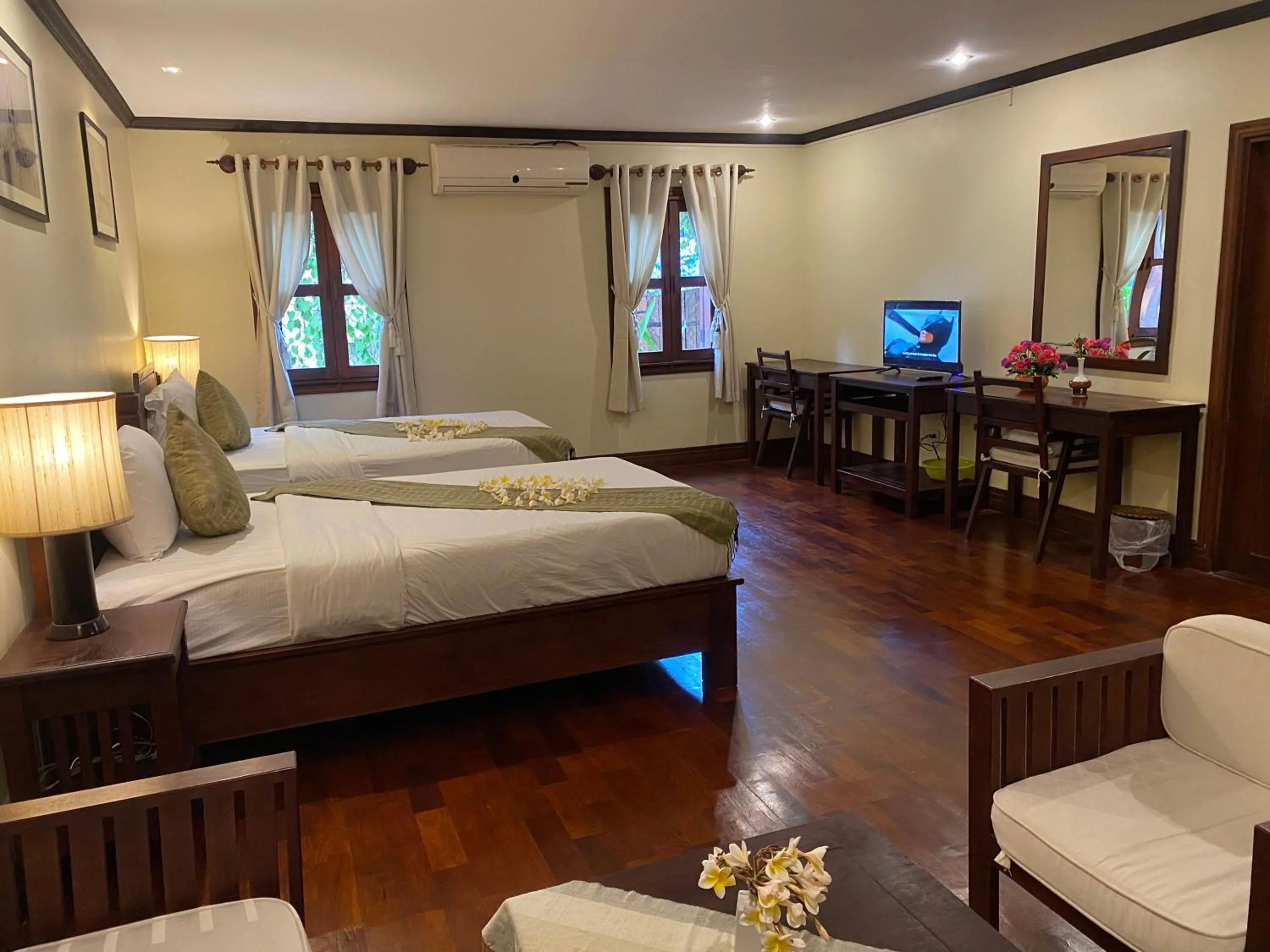 TV and multimedia, Bed in Luang Prabang Residence & Travel
