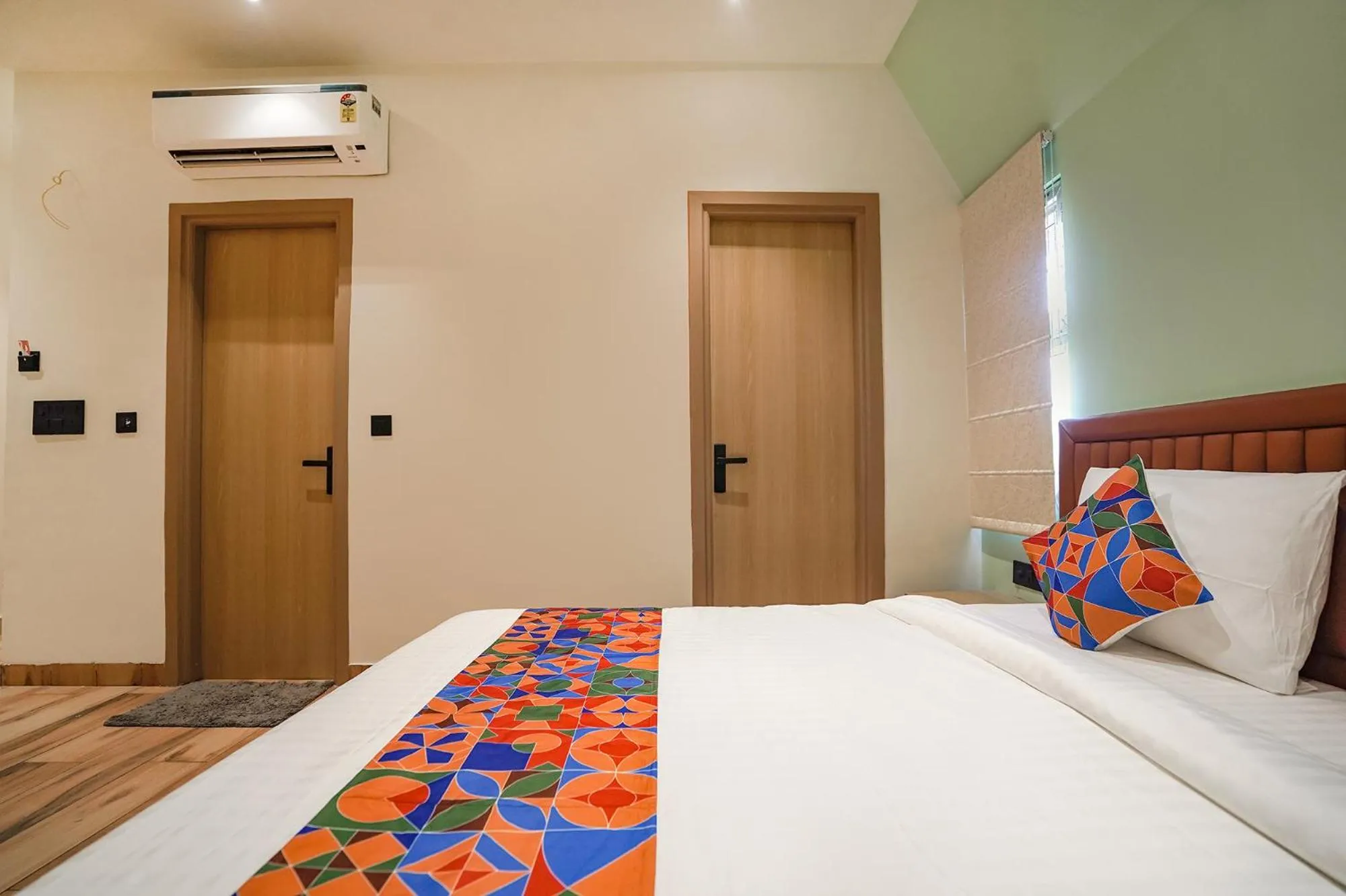 Bed in FabHotel Prime IP Indrapuram