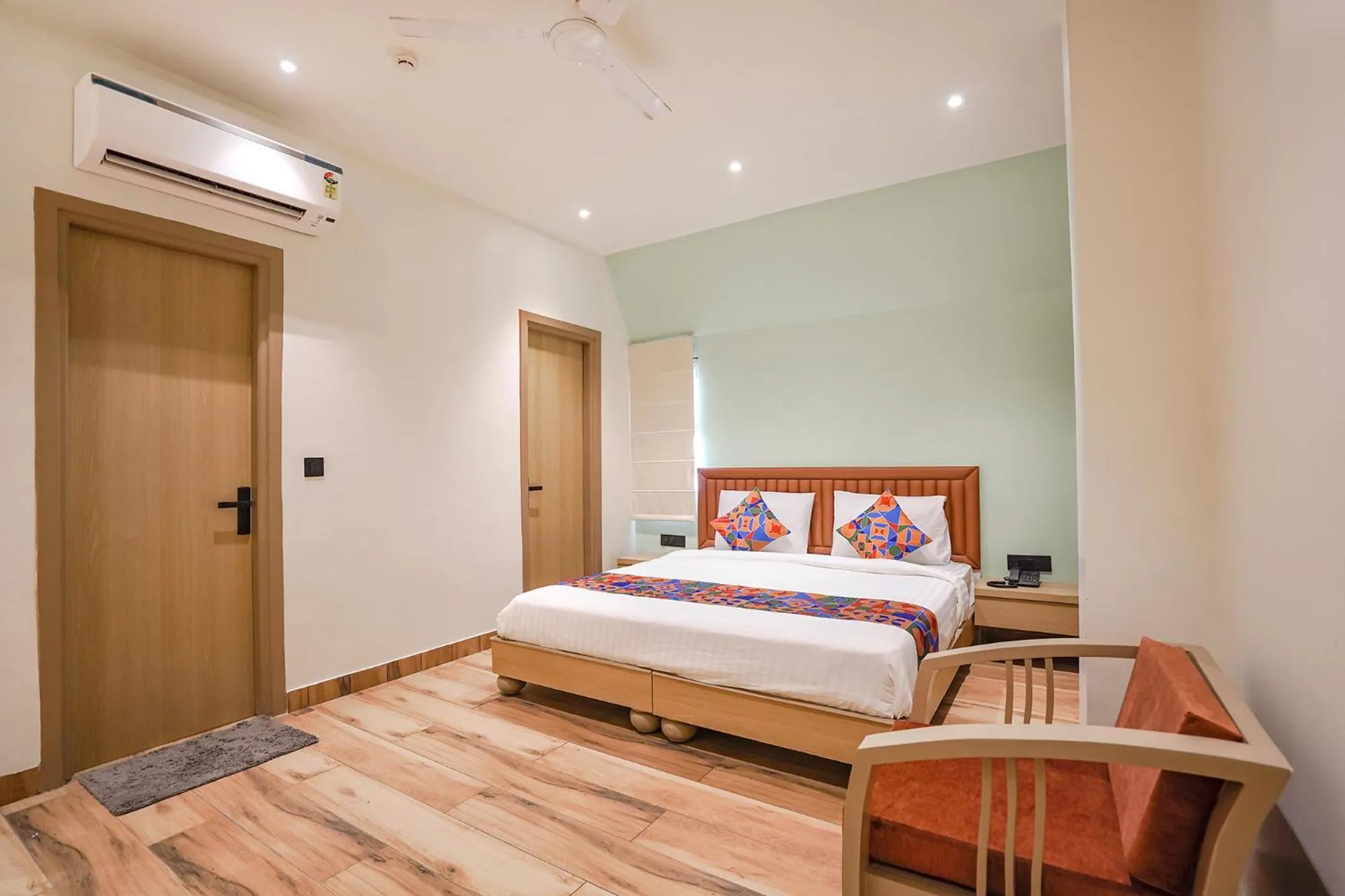 Bed in FabHotel Prime IP Indrapuram