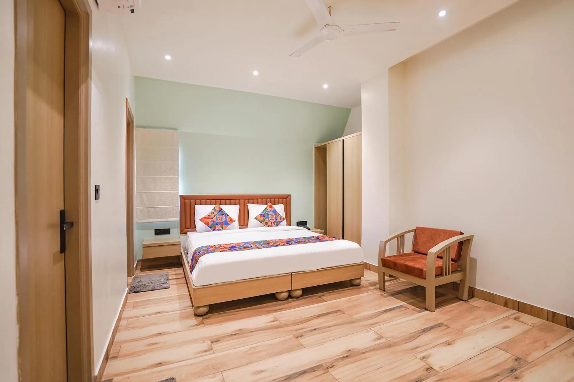 Bed in FabHotel Prime IP Indrapuram