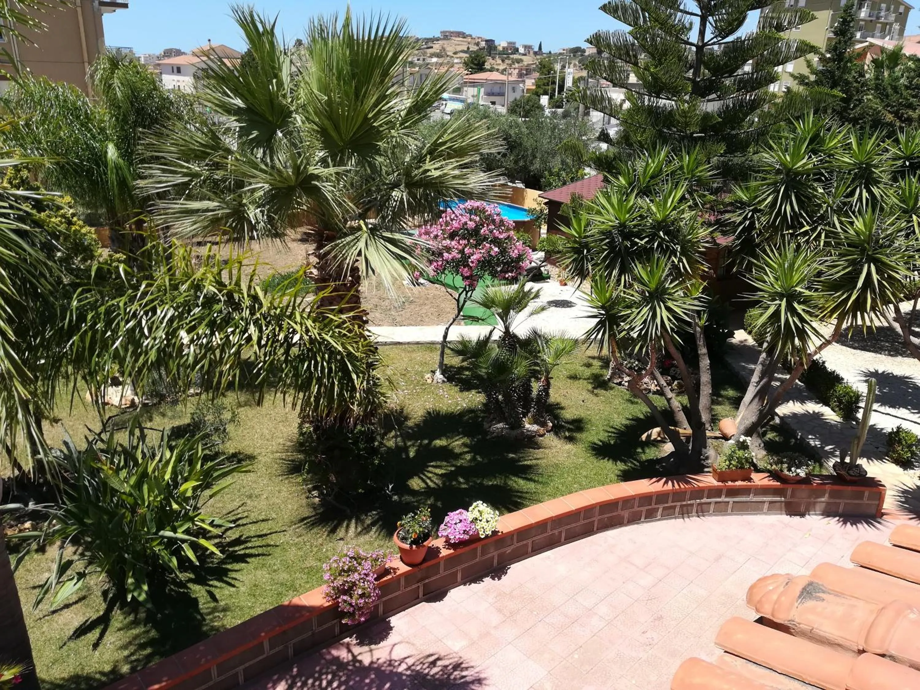 Garden view in Villa Concordia