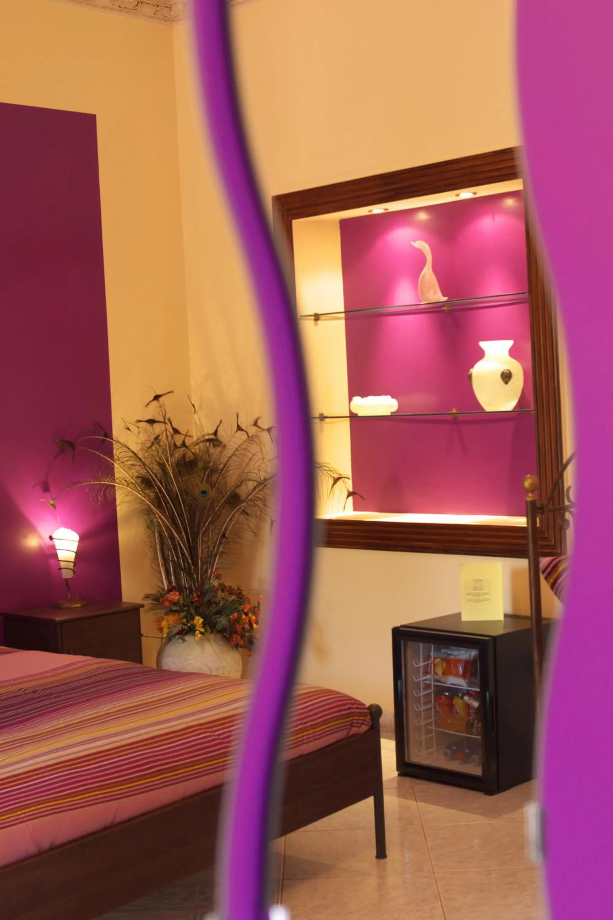 Decorative detail, Bed in Villa Concordia