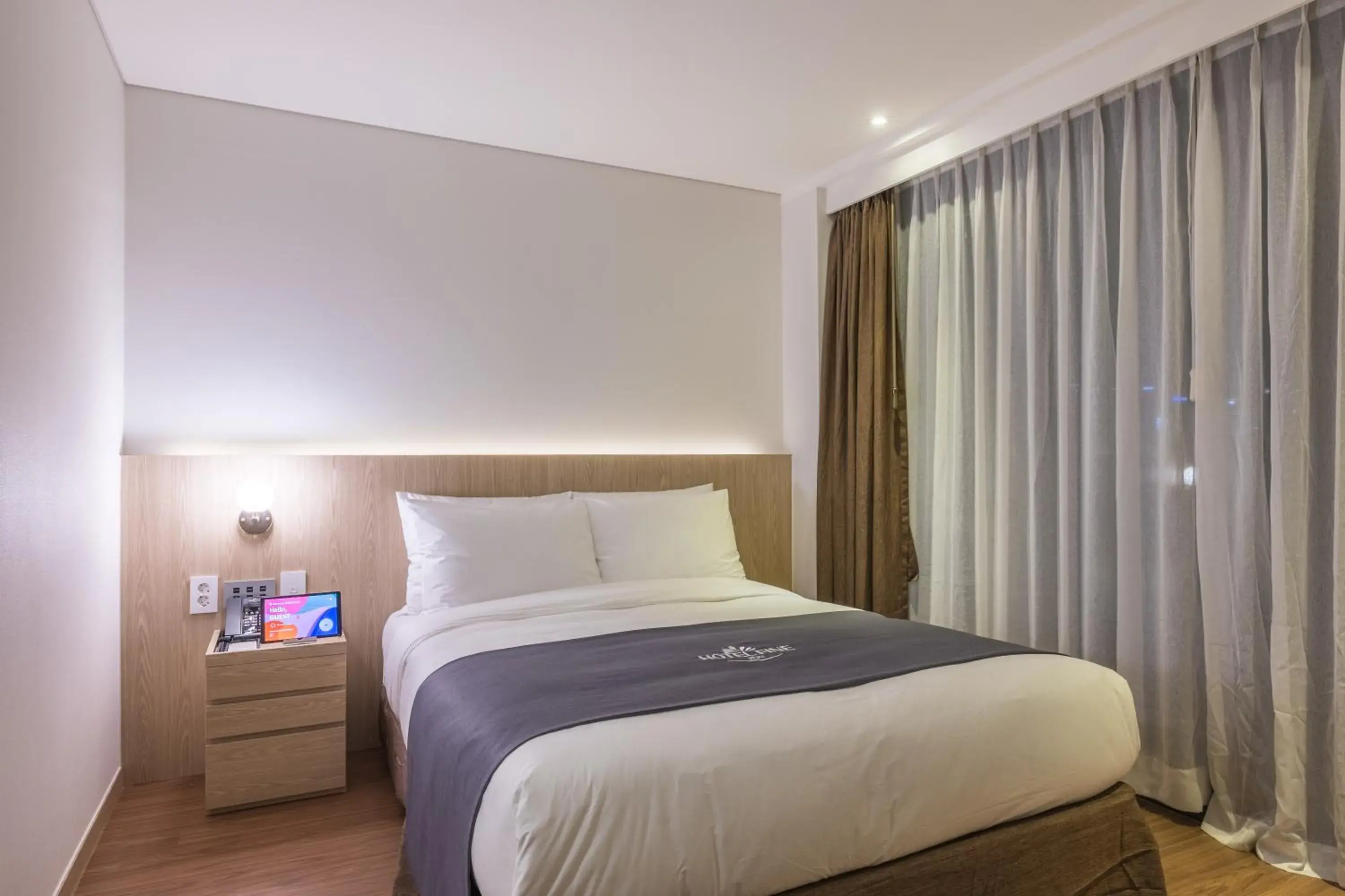 Bedroom, Bed in Hotel Fine Jeju Bedroom, Bed in Hotel Fine Jeju