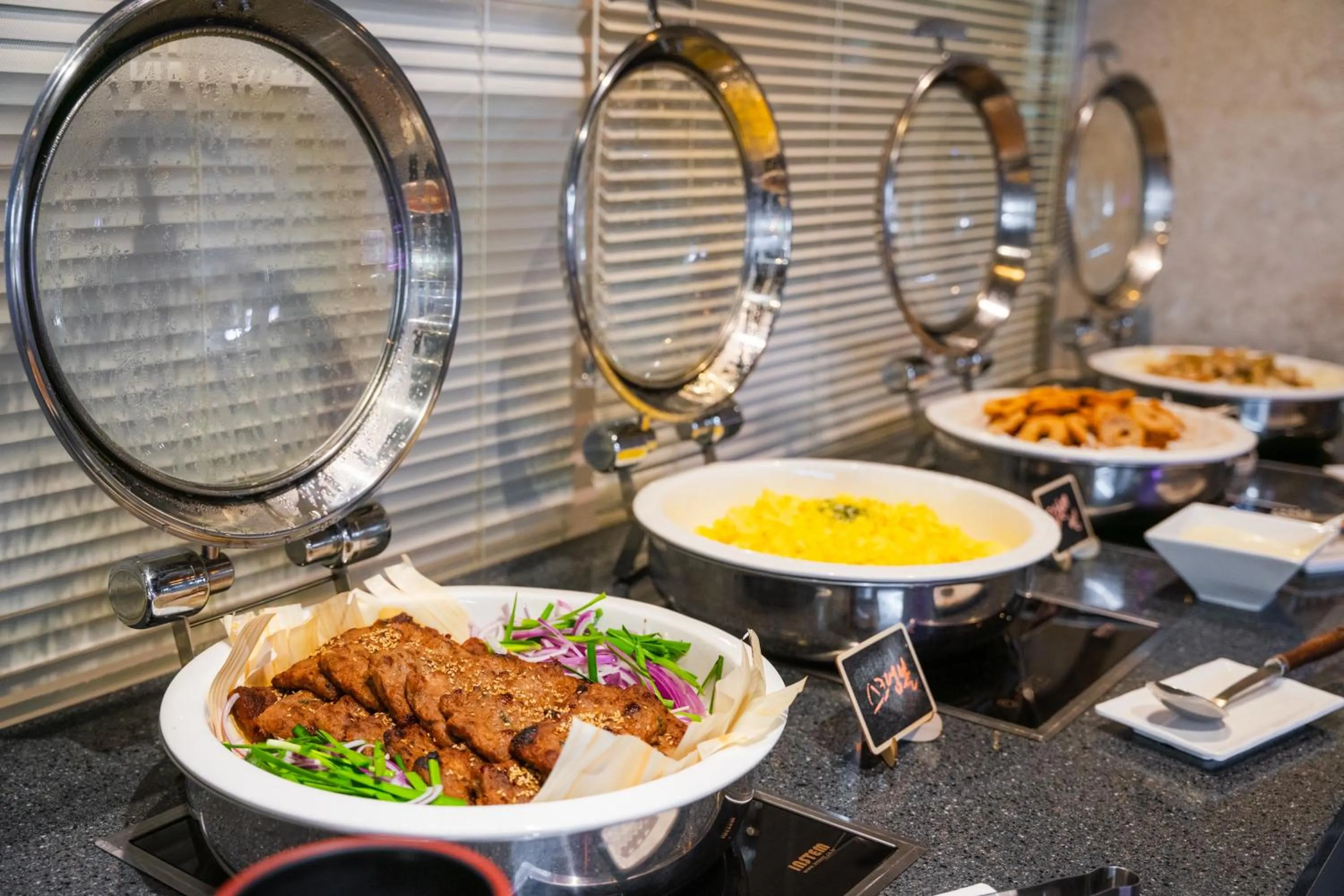 Breakfast in Hotel Fine Jeju