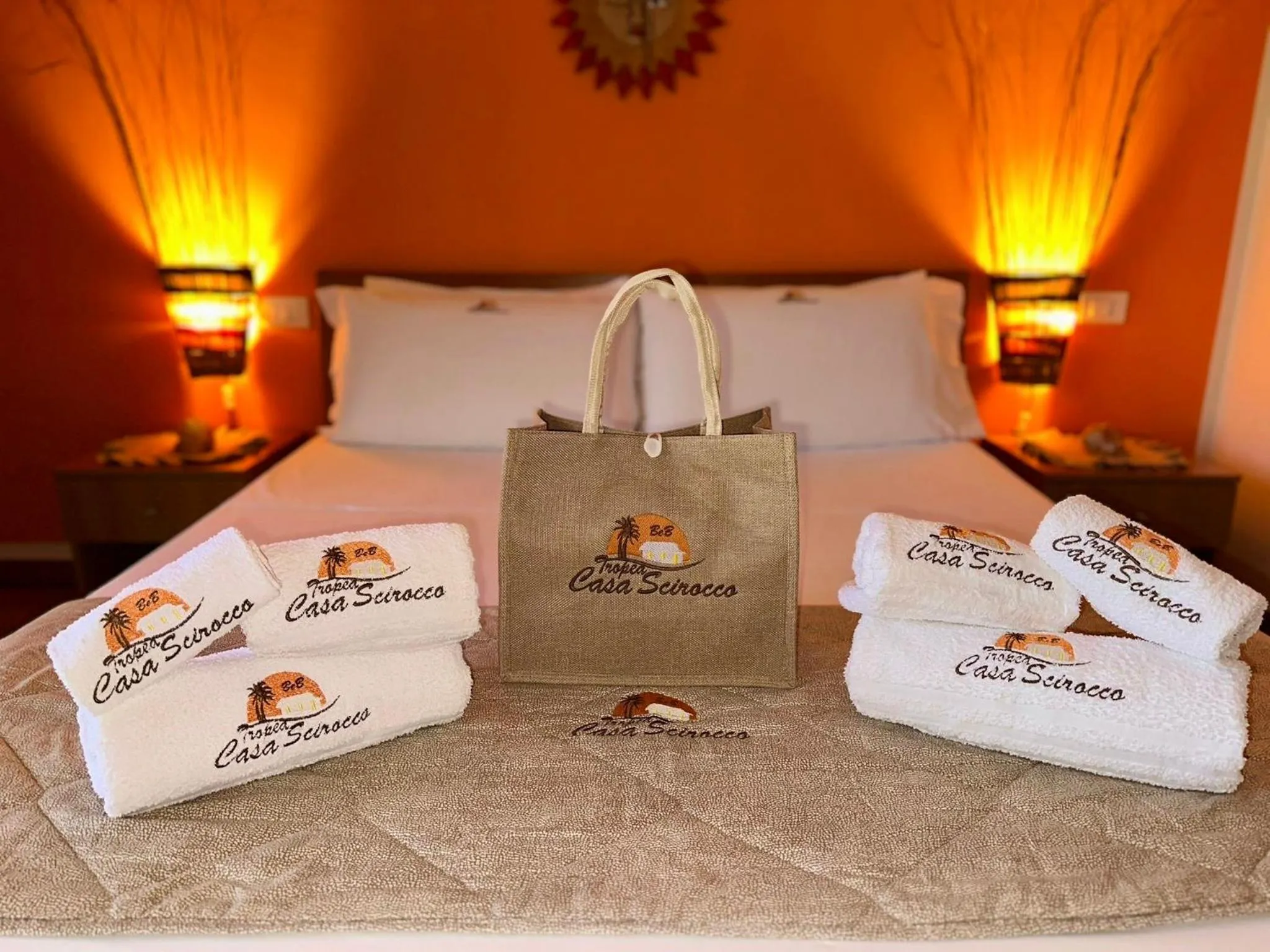 Bed in Tropea Casa Scirocco