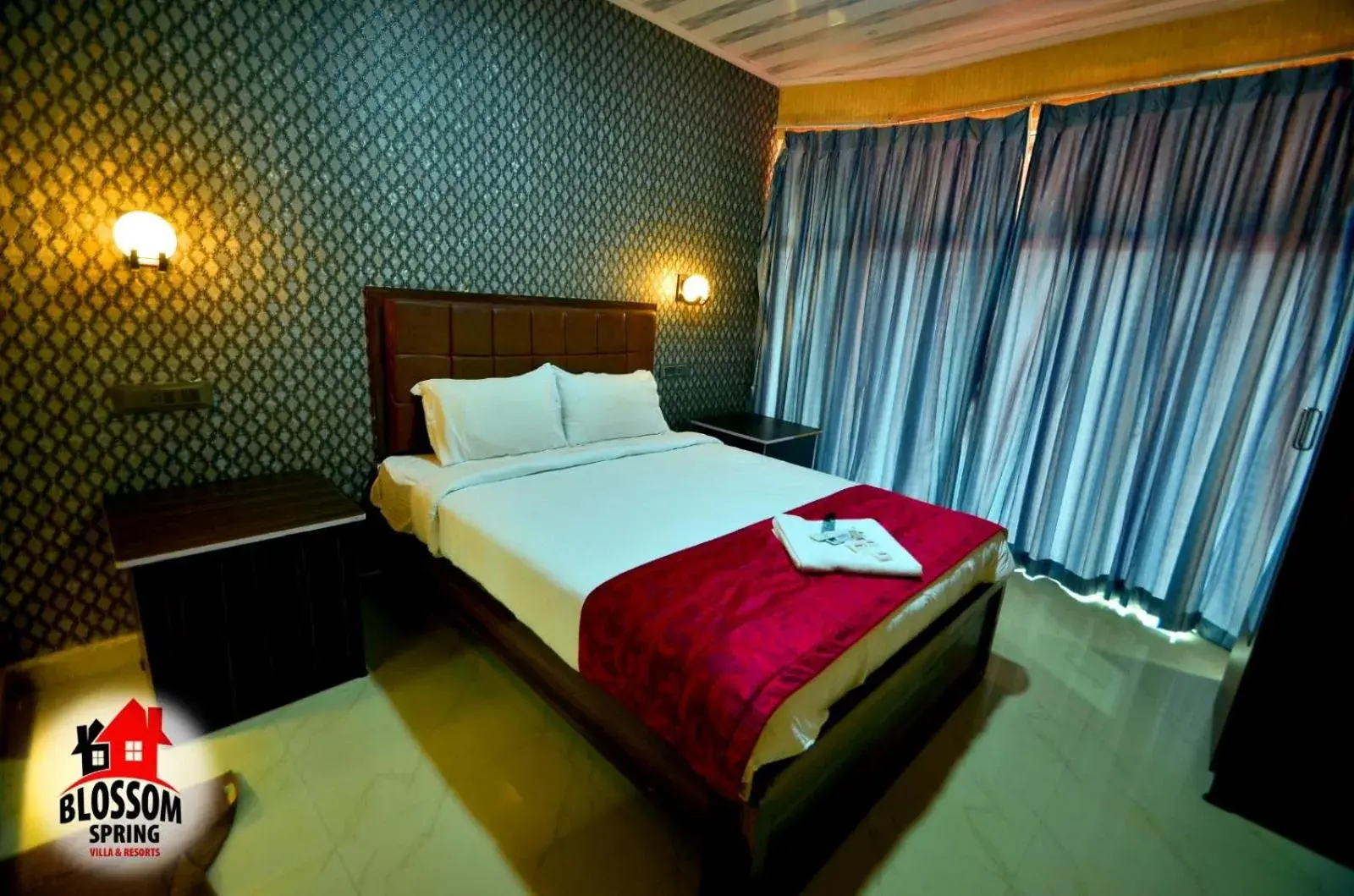 Bedroom, Bed in Blossom Spring Bedroom, Bed in Blossom Spring