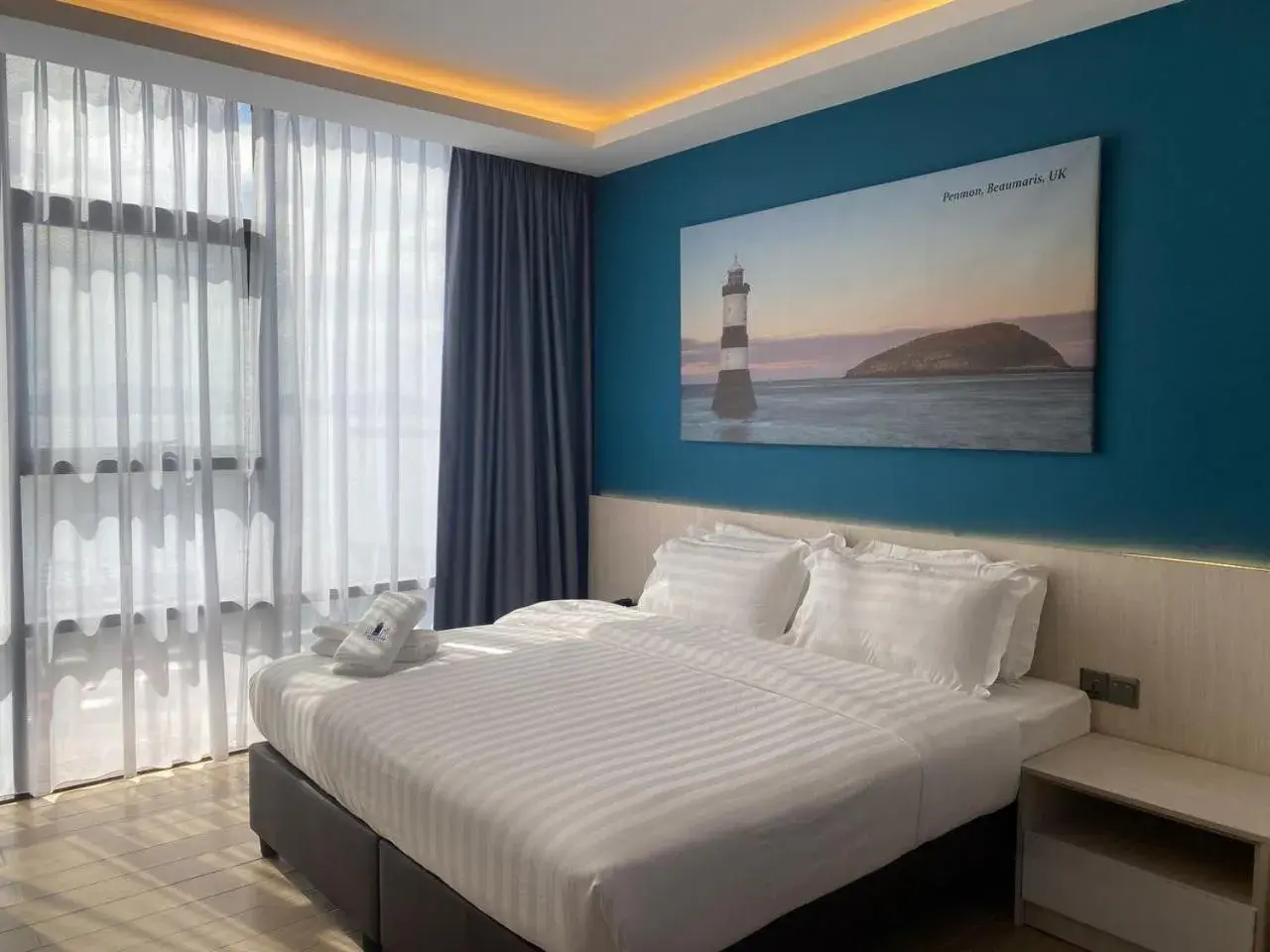 Bed in Lighthouse Hotel Semporna Bed in Lighthouse Hotel Semporna