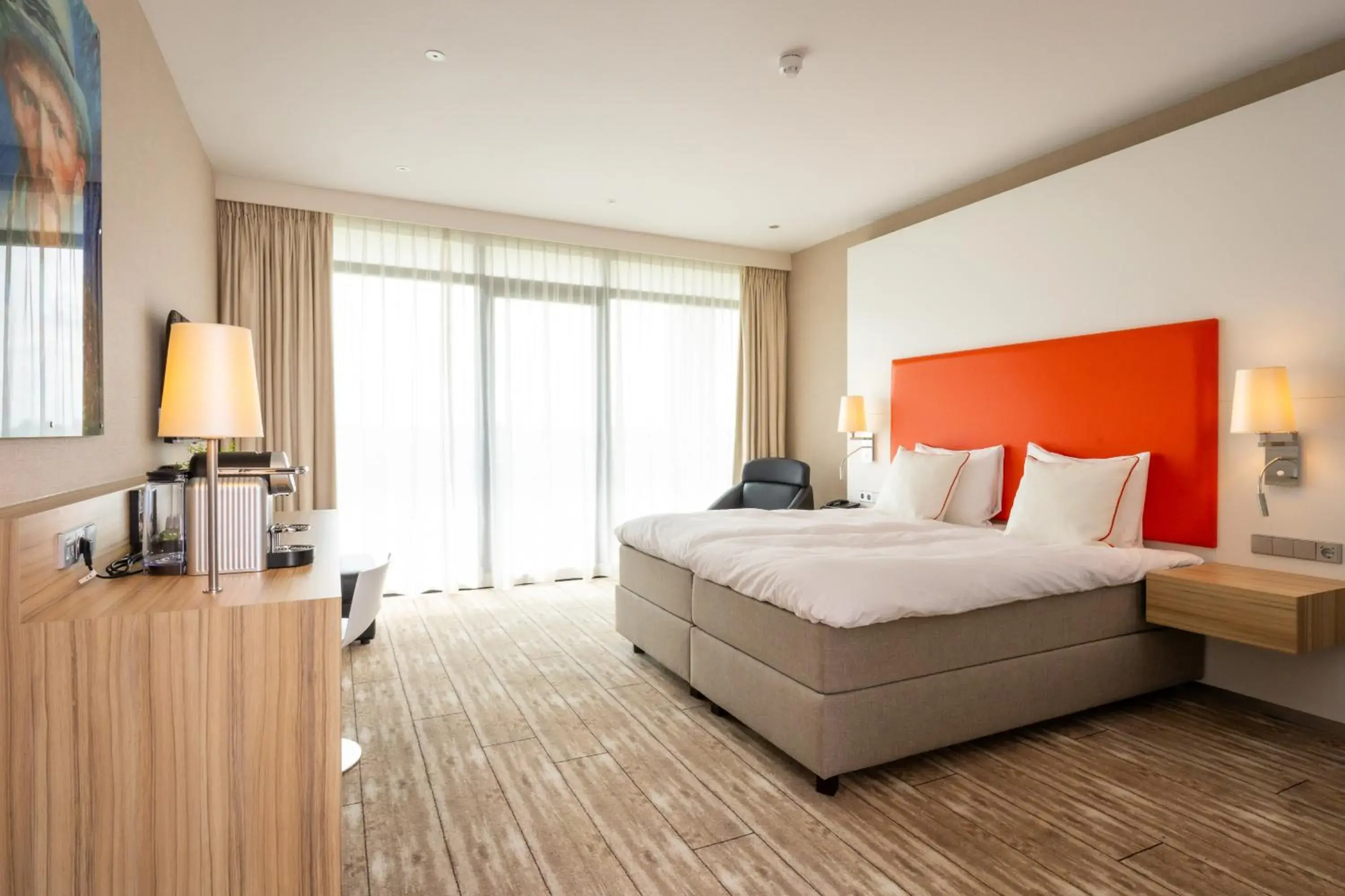 Bedroom, Bed in Van der Valk Hotel Schiphol Bedroom, Bed in Van der Valk Hotel Schiphol