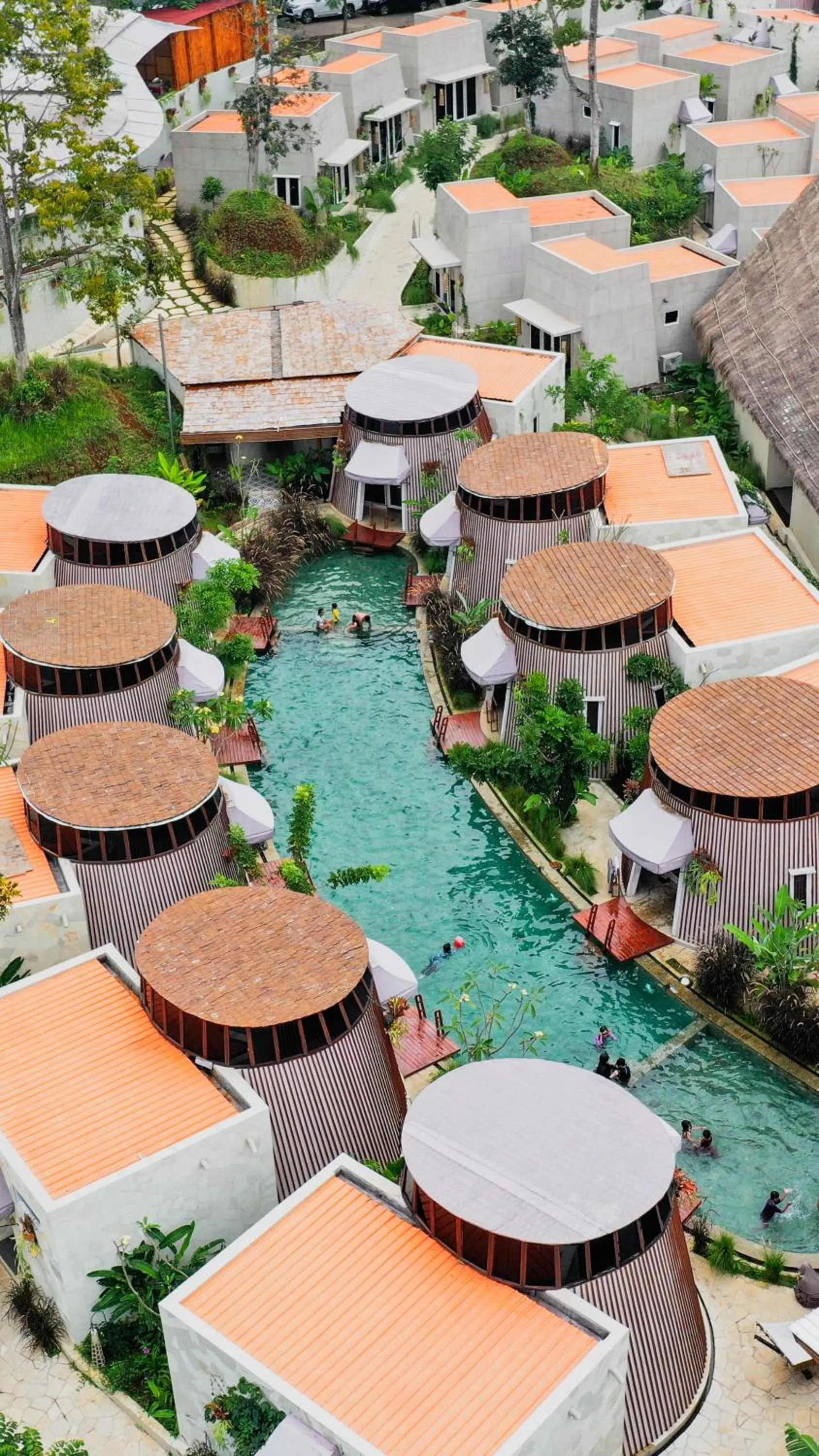 Pool view in Dusun The Villas