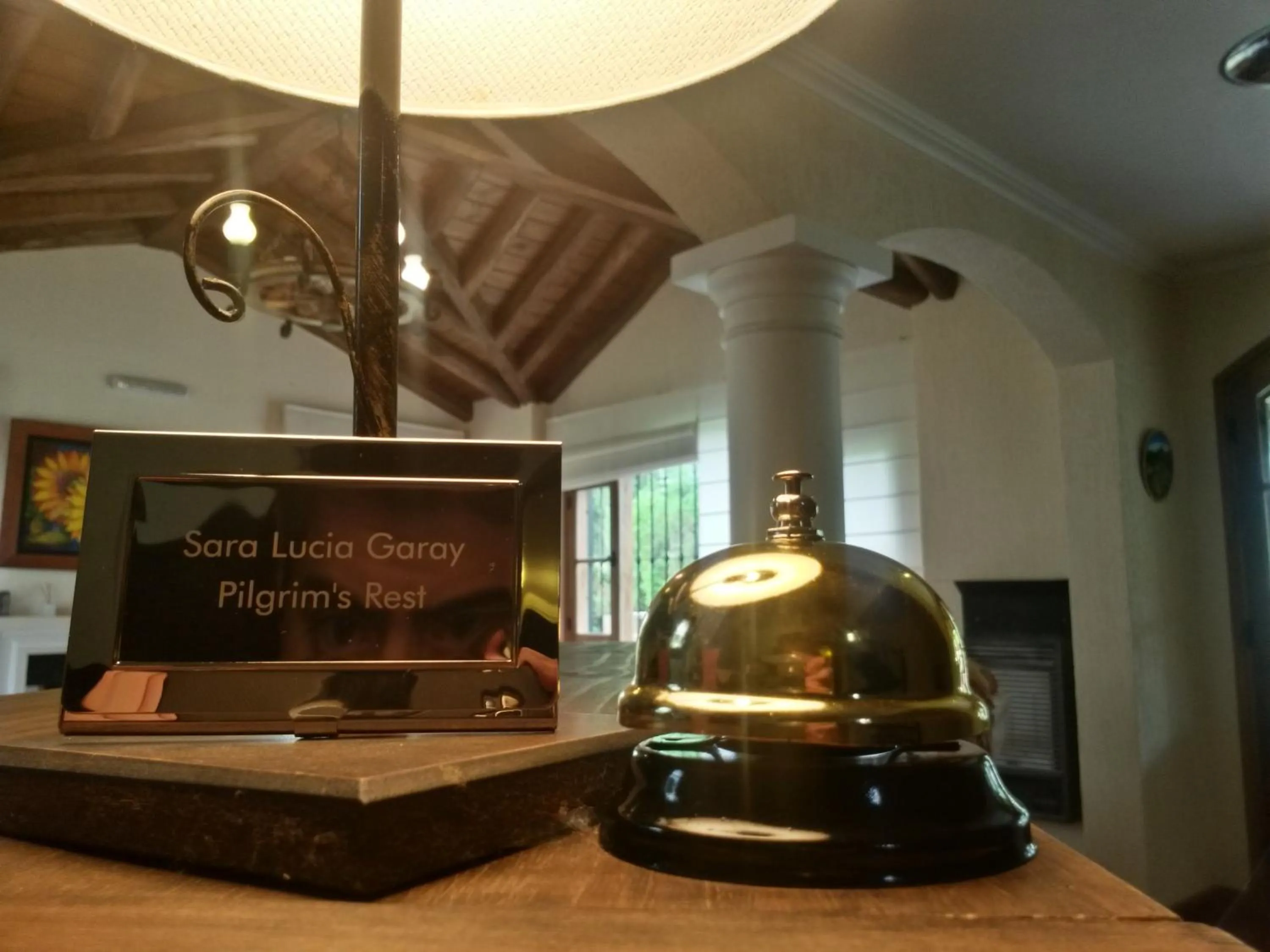 Lobby or reception in Pilgrim's Rest - Descanso del Peregrino