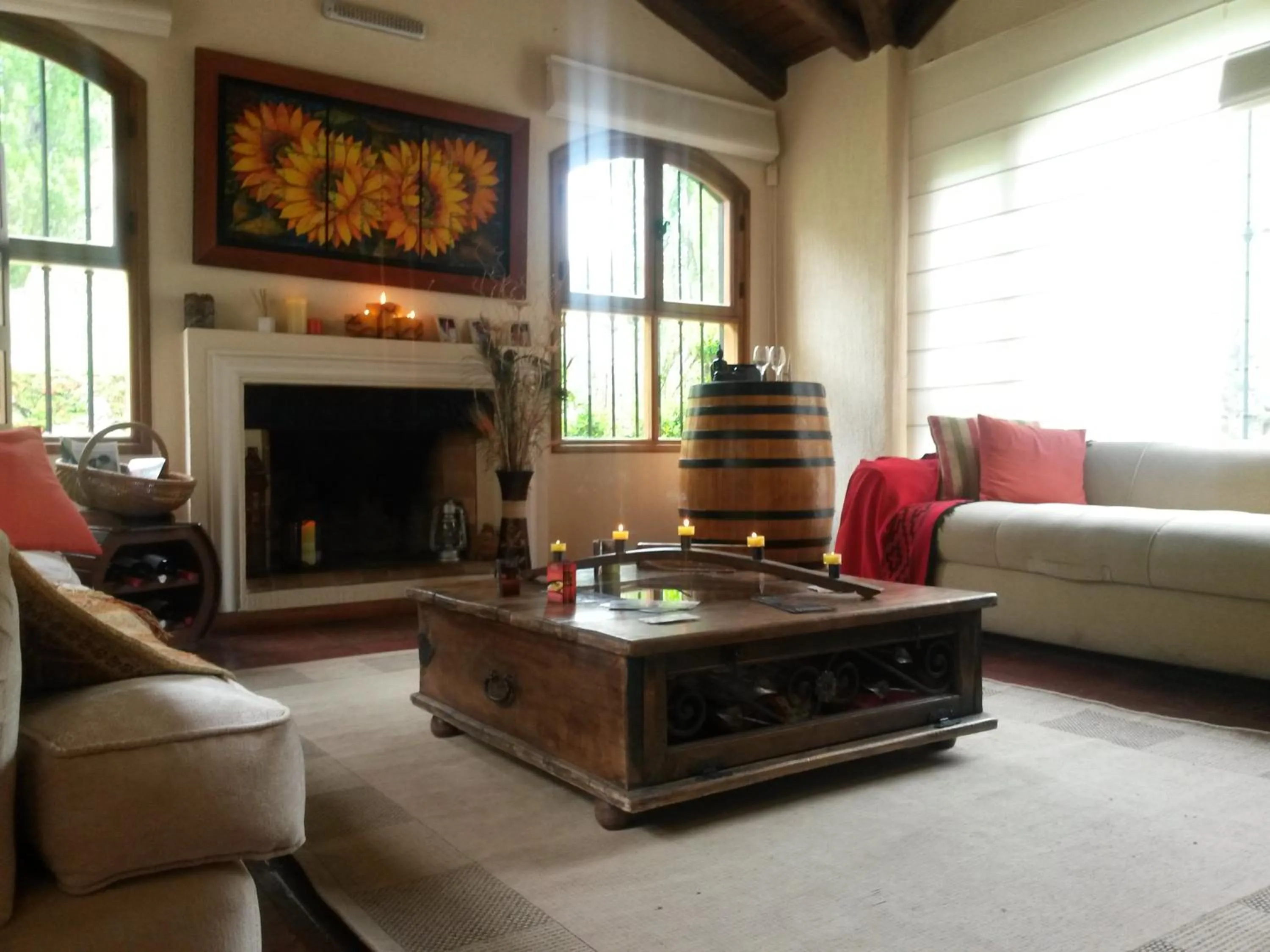 Lobby or reception in Pilgrim's Rest - Descanso del Peregrino