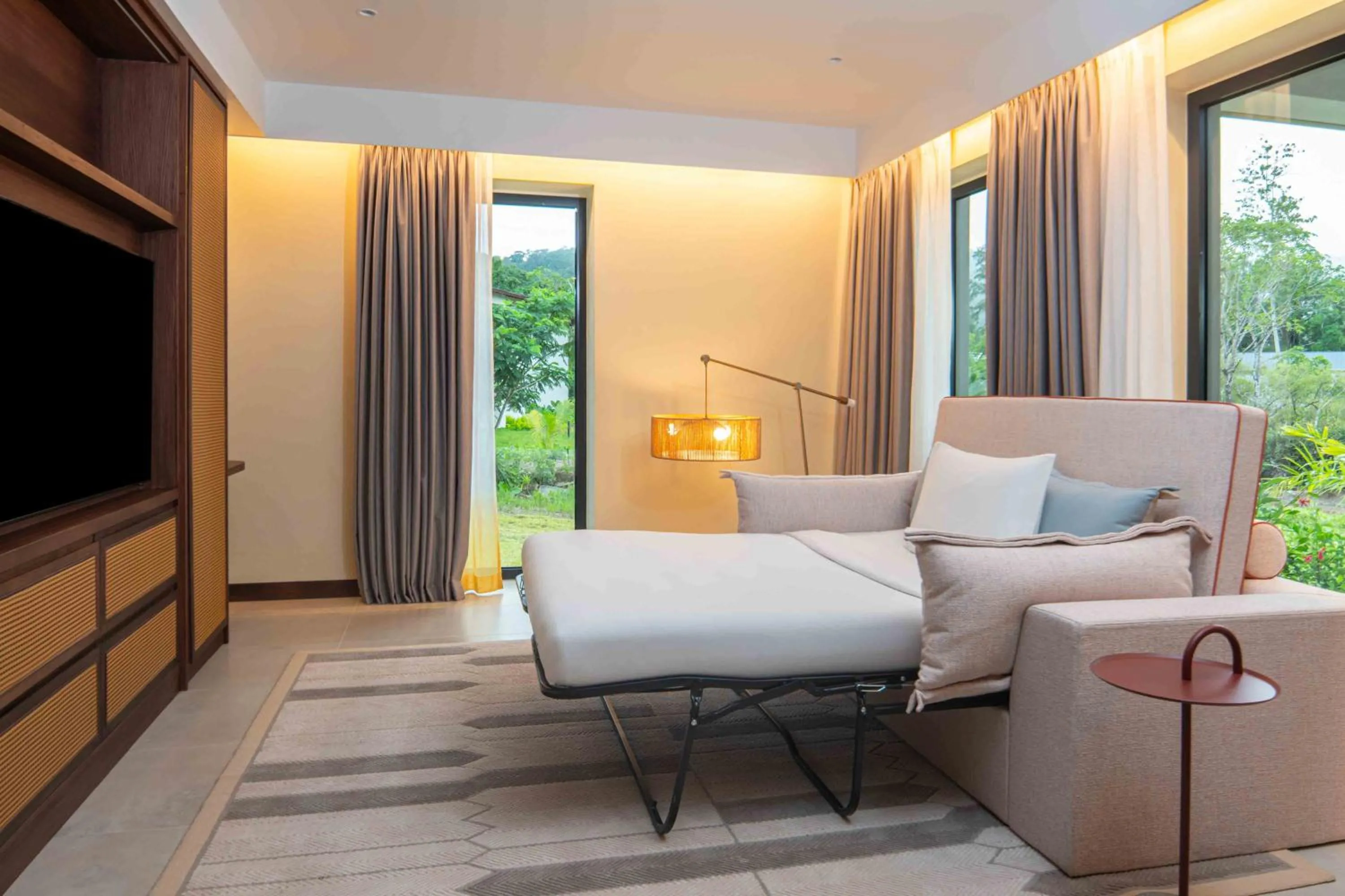 Living room in Canopy By Hilton Seychelles Resort