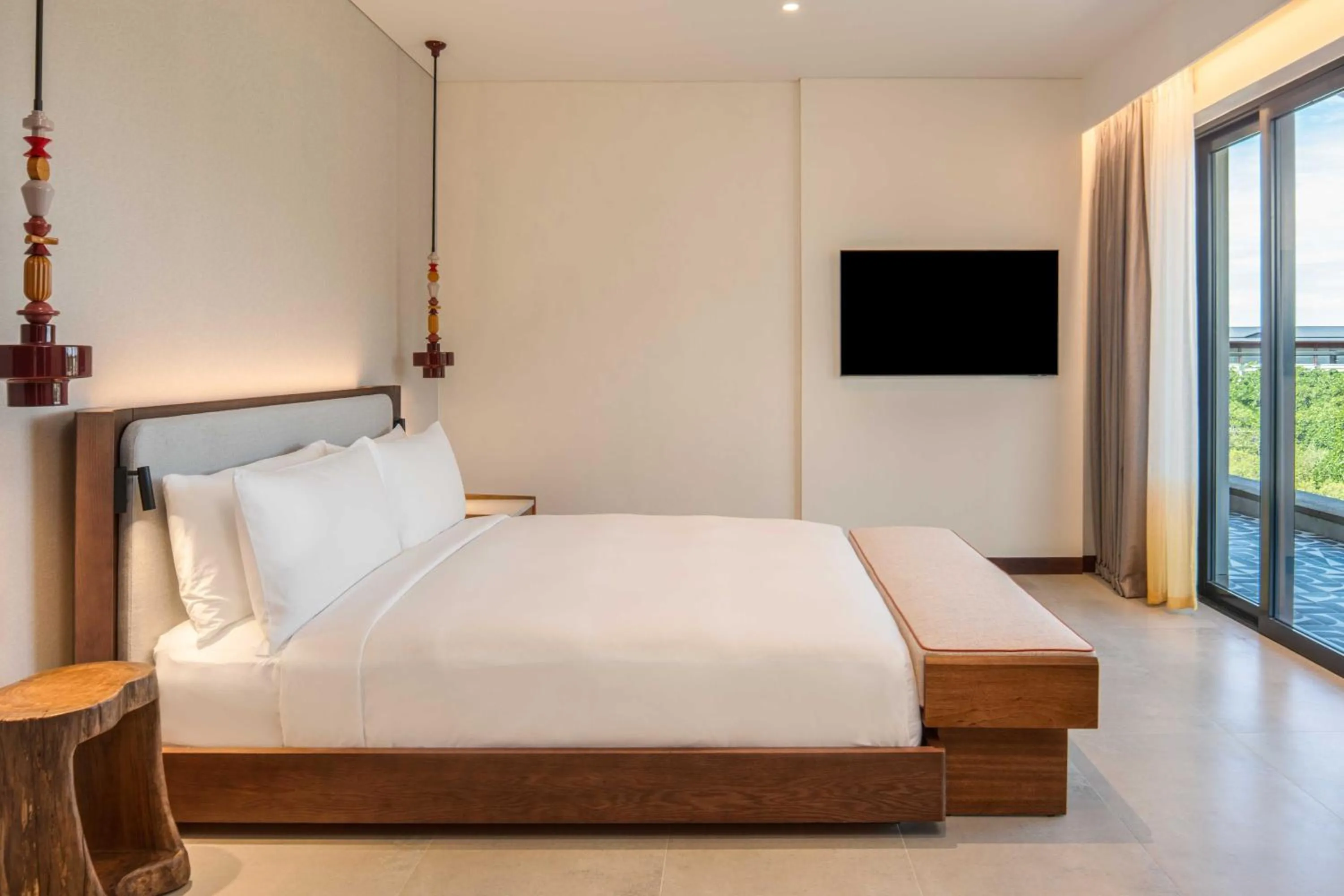 Bedroom, Bed in Canopy By Hilton Seychelles Resort