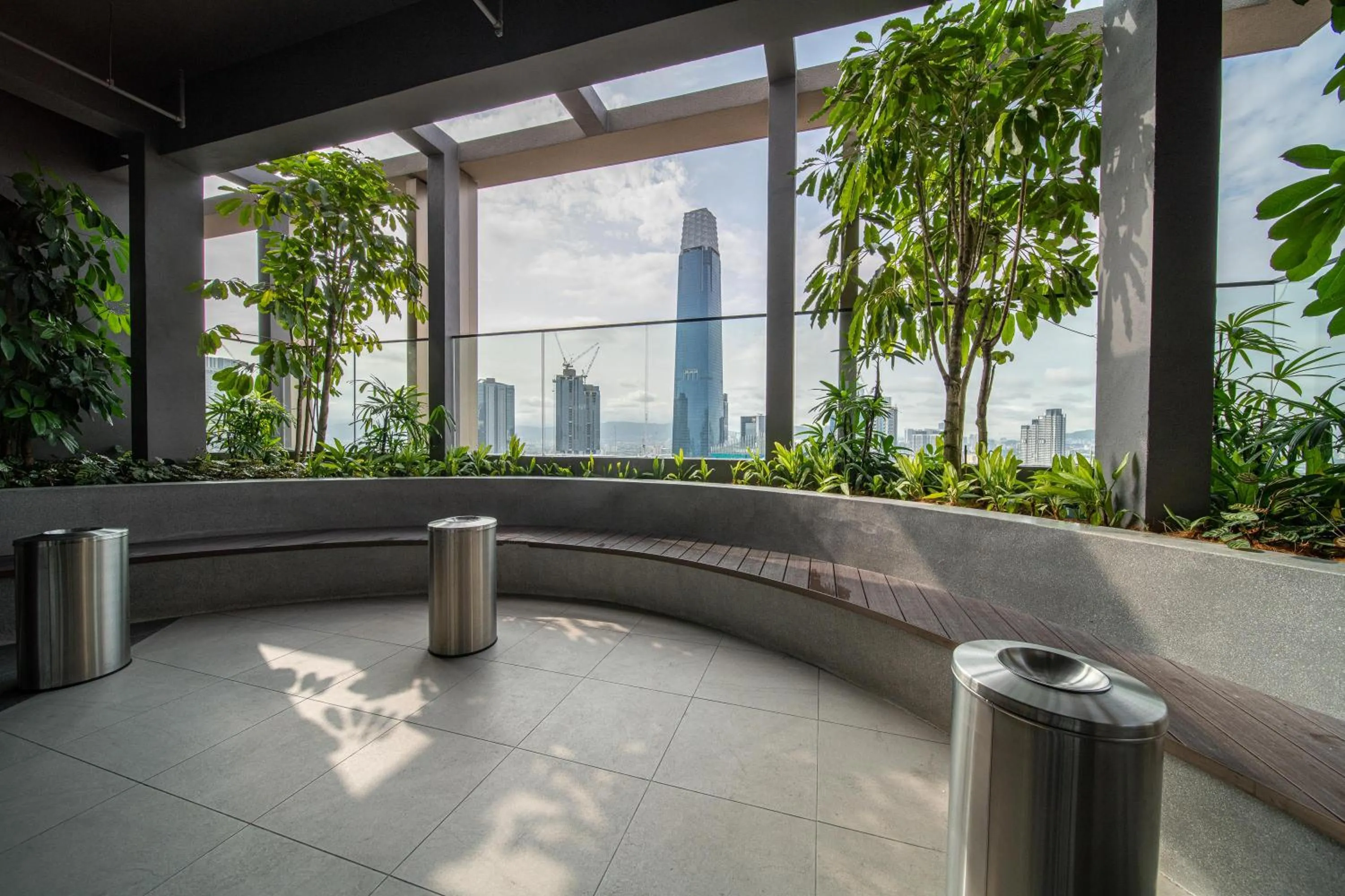 Garden in Axon Residence Bukit Bintang Kuala Lumpur By Apex