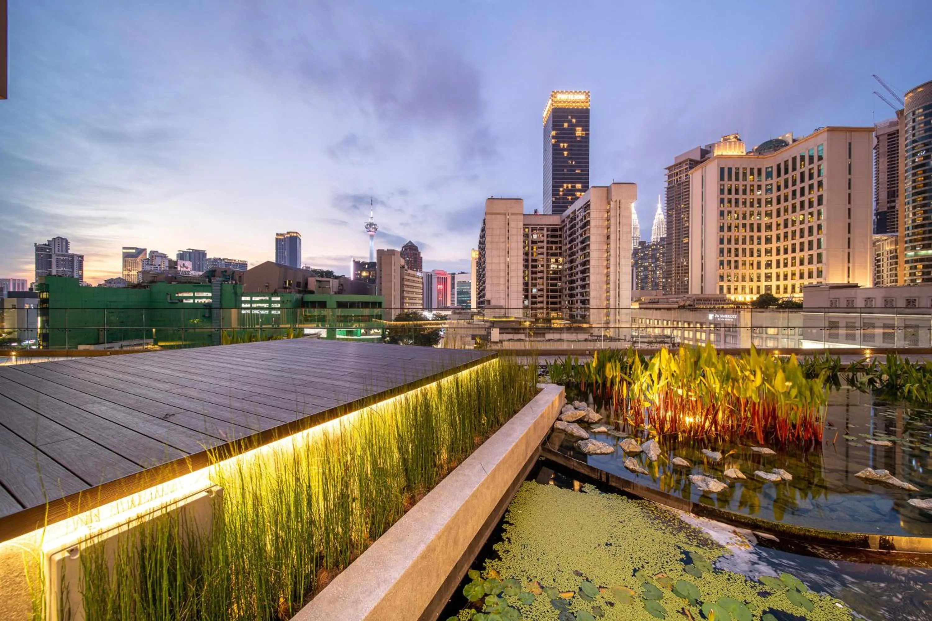 Garden in Axon Residence Bukit Bintang Kuala Lumpur By Apex