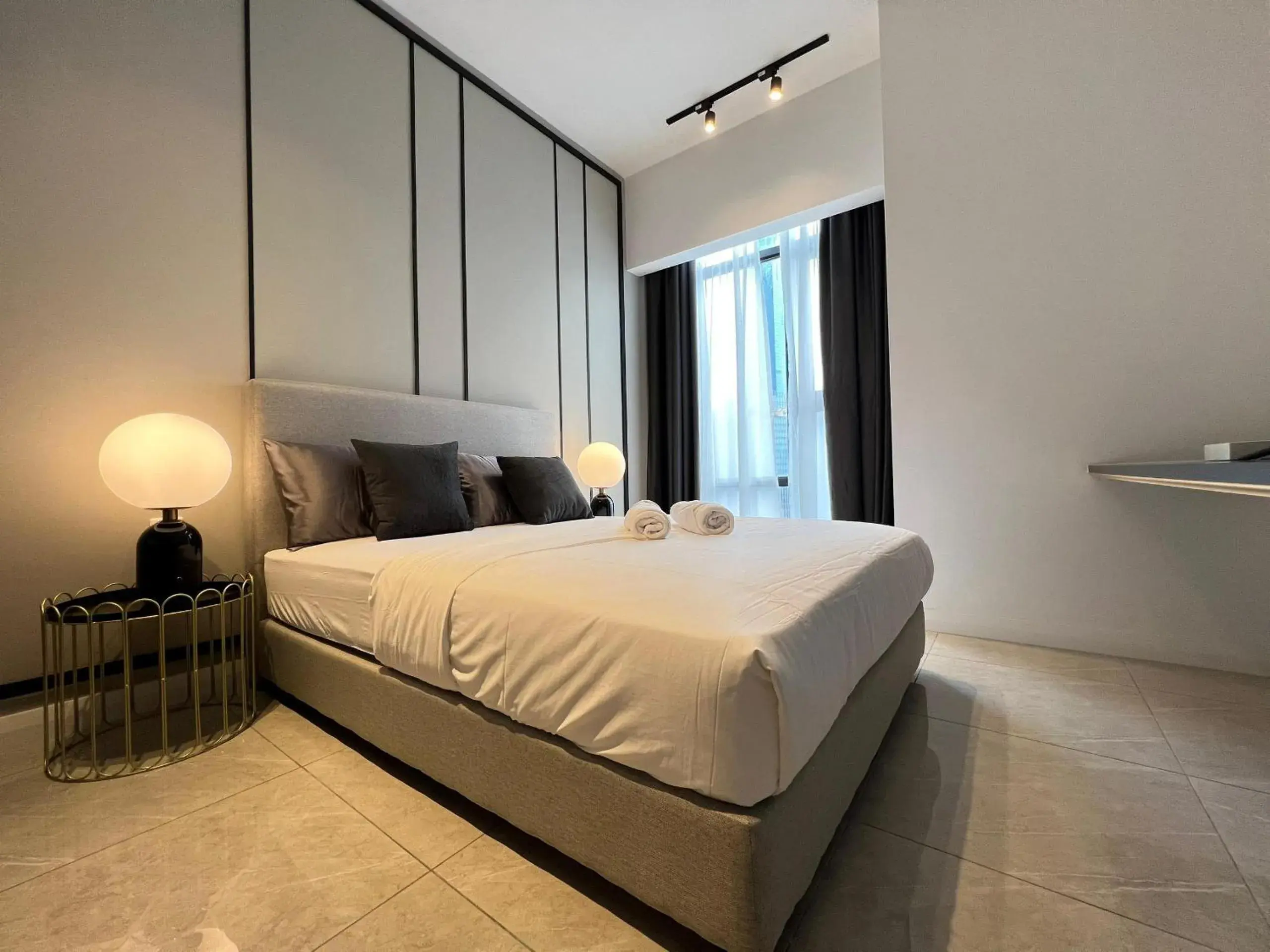 Bed in Axon Residence Bukit Bintang Kuala Lumpur By Apex Bed in Axon Residence Bukit Bintang Kuala Lumpur By Apex