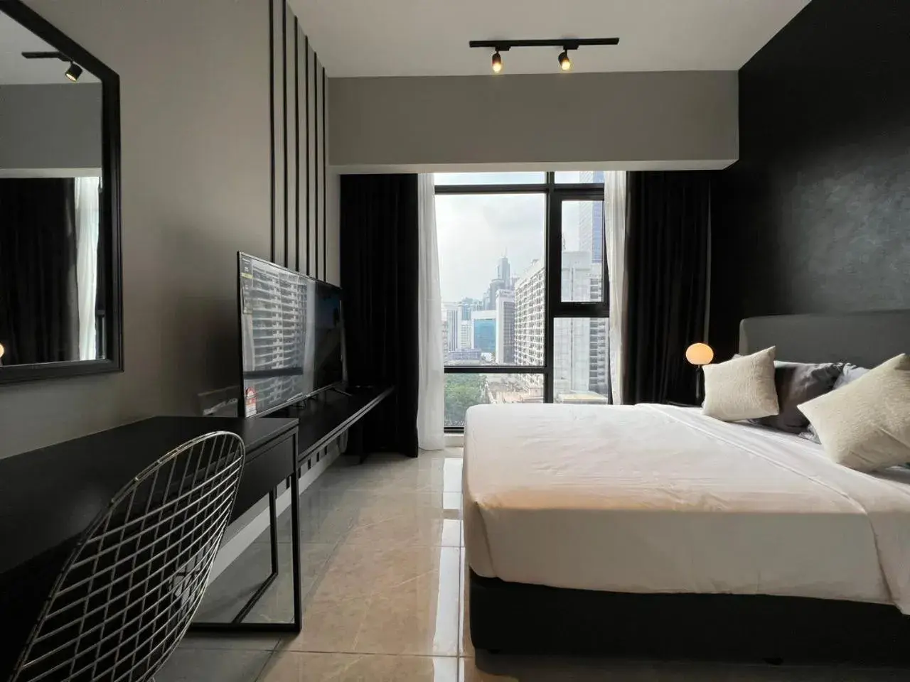 Bed in Axon Residence Bukit Bintang Kuala Lumpur By Apex Bed in Axon Residence Bukit Bintang Kuala Lumpur By Apex