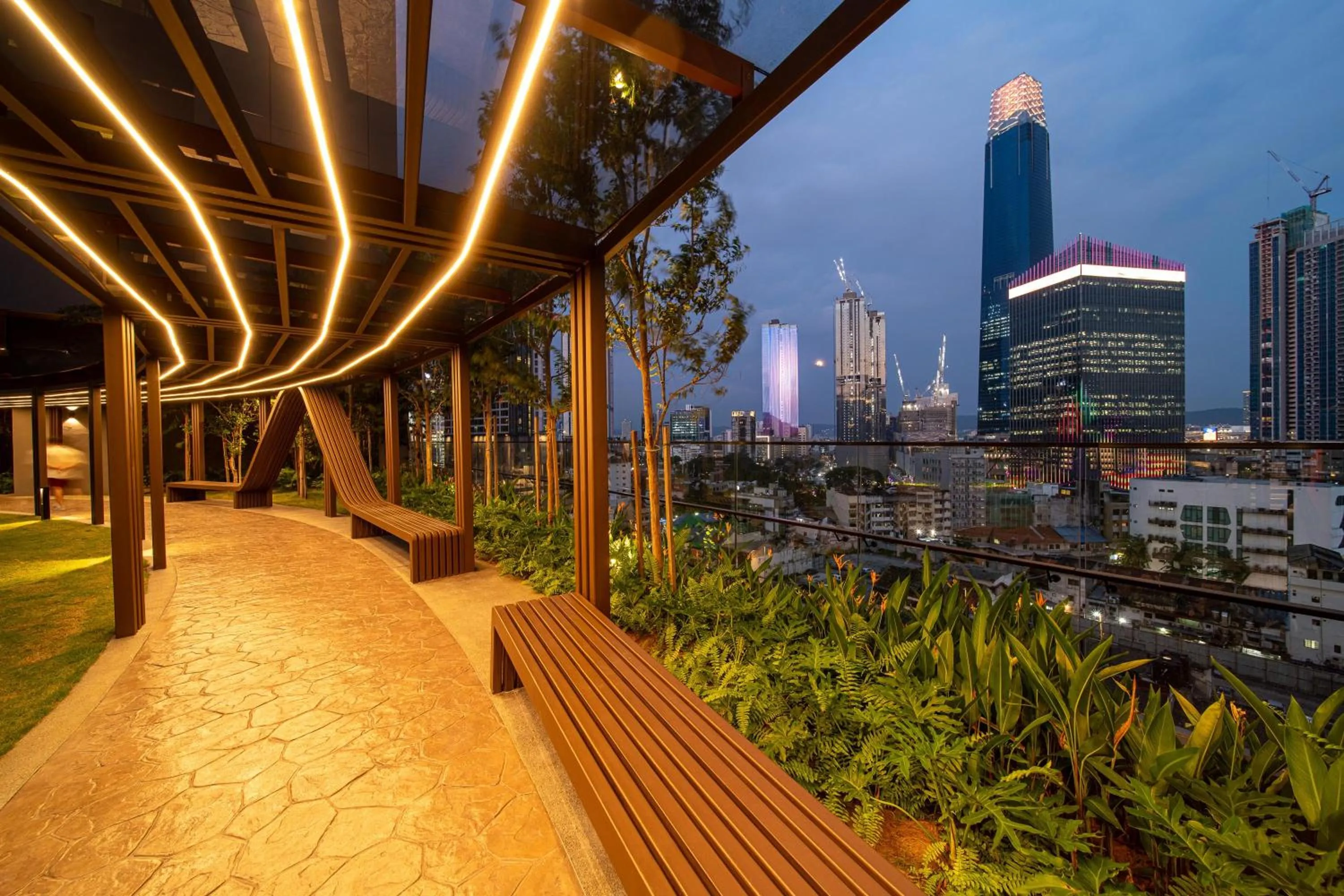 Night in Axon Residence Bukit Bintang Kuala Lumpur By Apex