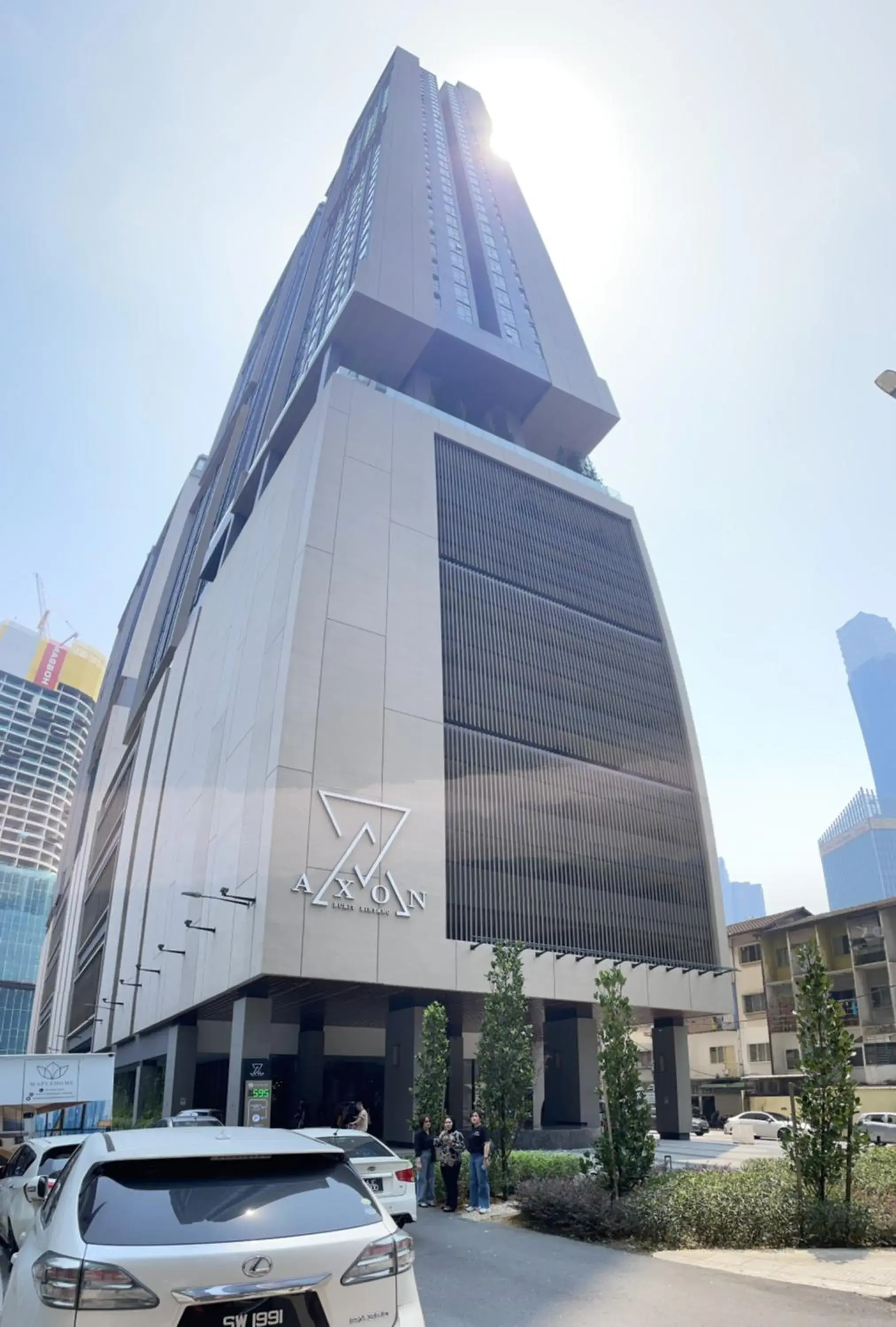 Property building in Axon Residence Bukit Bintang Kuala Lumpur By Apex Property building in Axon Residence Bukit Bintang Kuala Lumpur By Apex