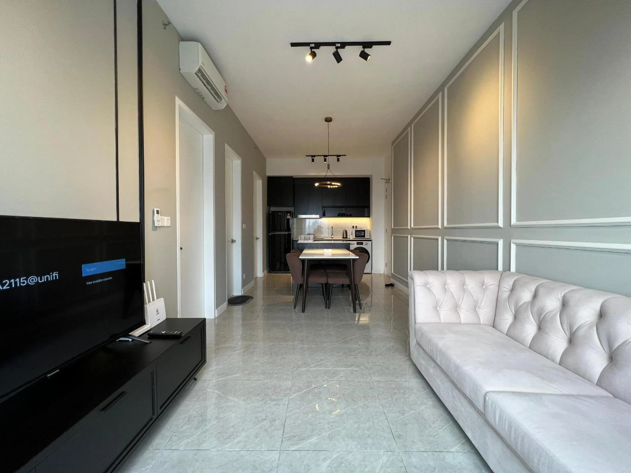 Living room in Axon Residence Bukit Bintang Kuala Lumpur By Apex