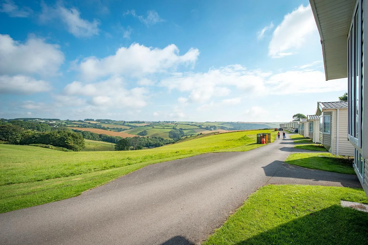 Natural landscape in Killigarth Manor Holiday Park