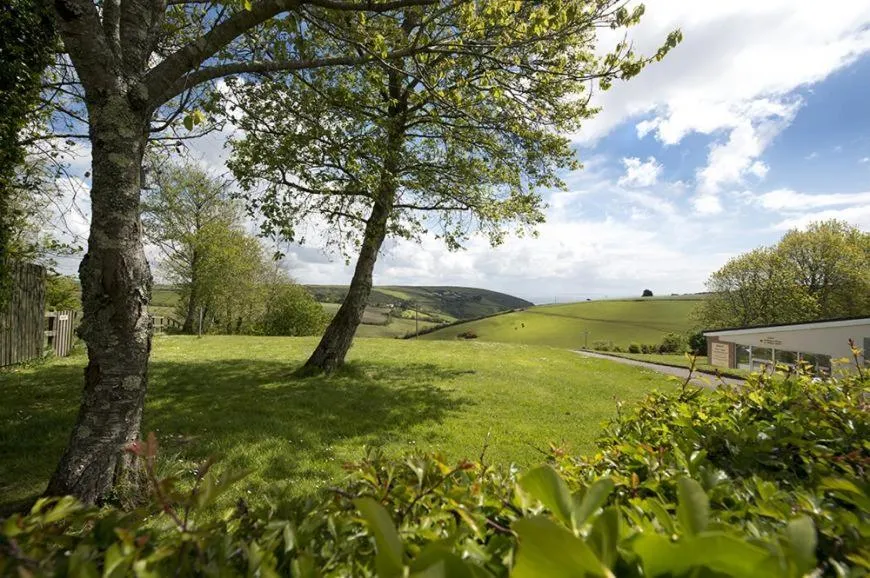 Natural landscape in Killigarth Manor Holiday Park