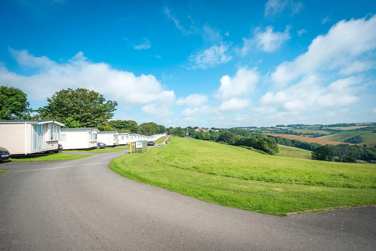 Natural landscape in Killigarth Manor Holiday Park