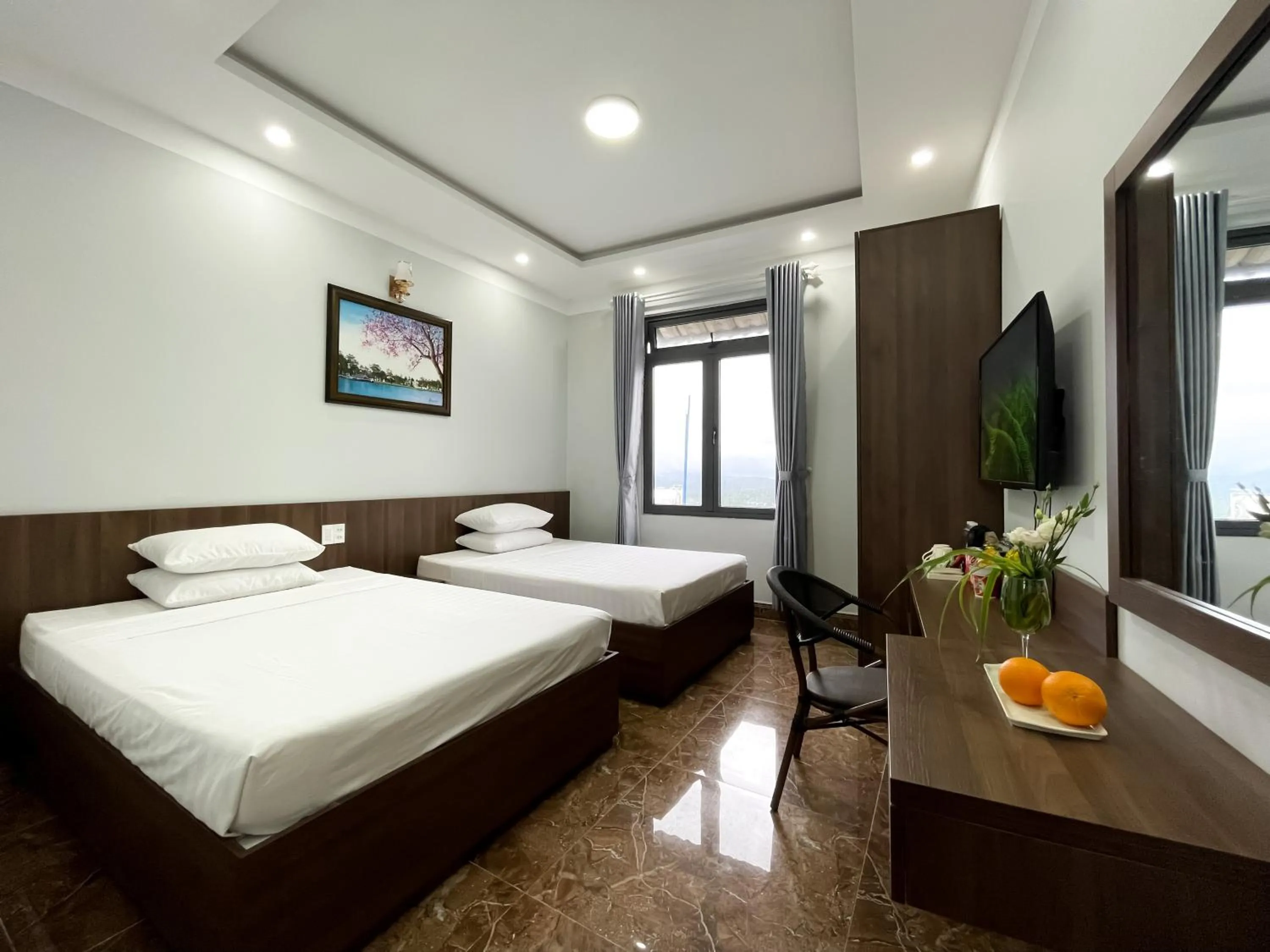 Bed in Sunshine Villa Dalat