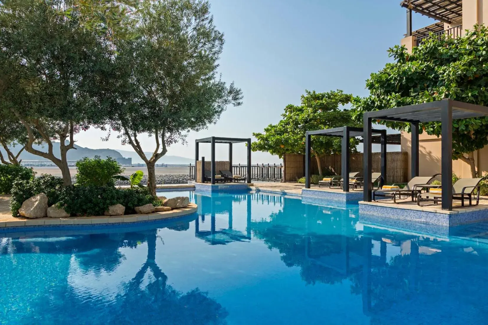 Swimming pool in Atana Musandam Resort Swimming pool in Atana Musandam Resort