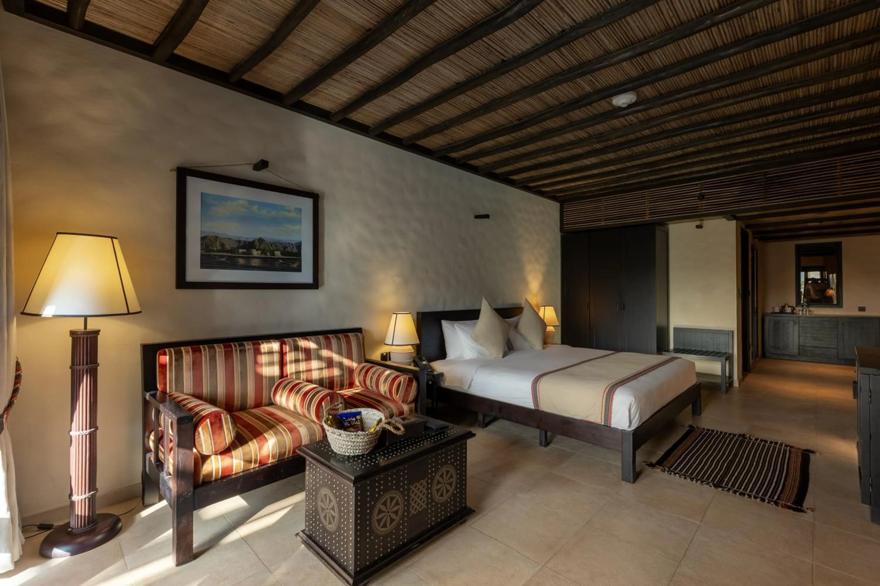 Bed in Atana Musandam Resort