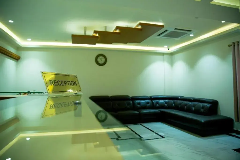 Lobby or reception in The Grand White Palace Lobby or reception in The Grand White Palace