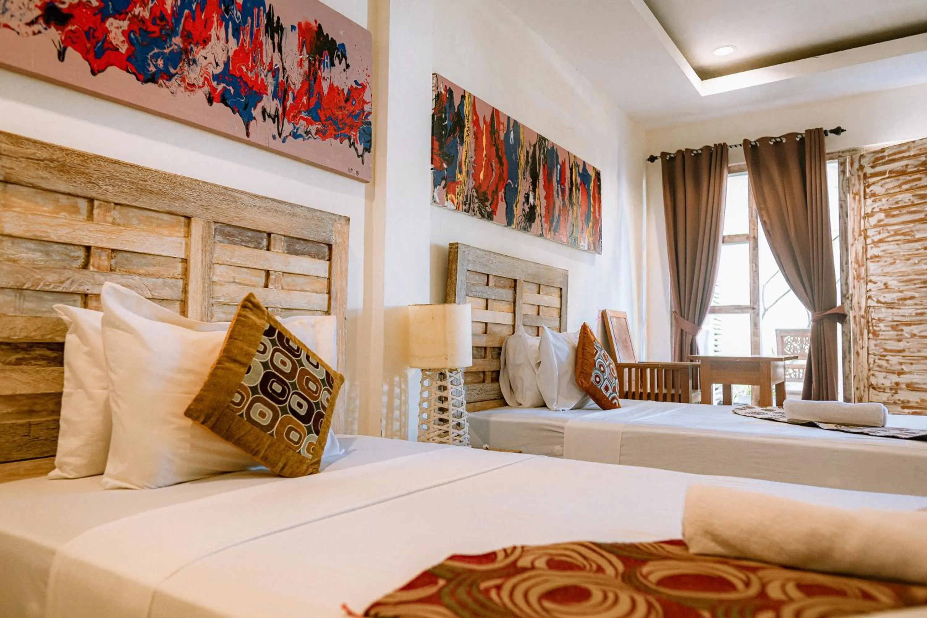 Bed in Gili Amor Boutique Resort