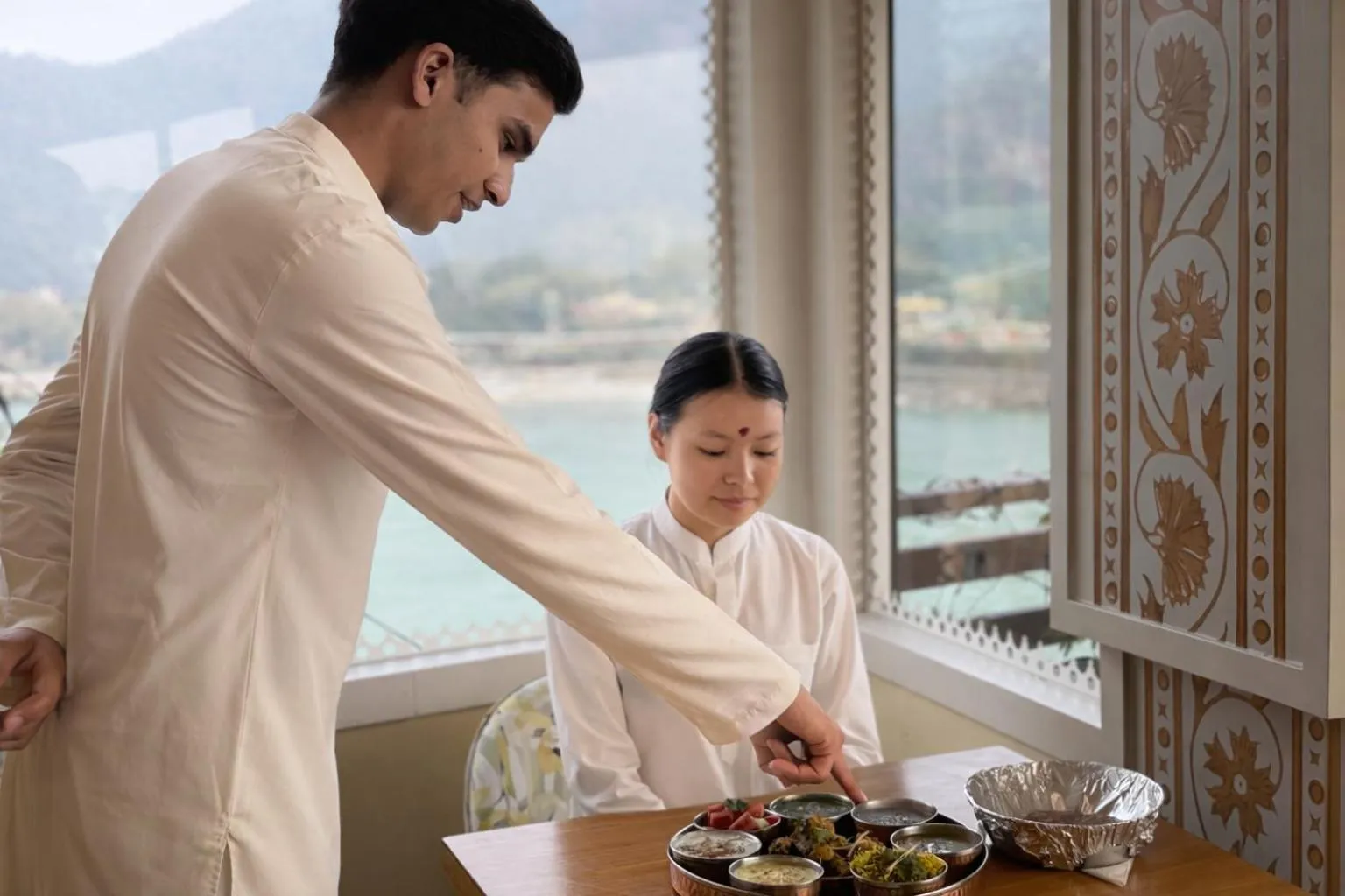 Food in Sanskriti Vedic Retreat