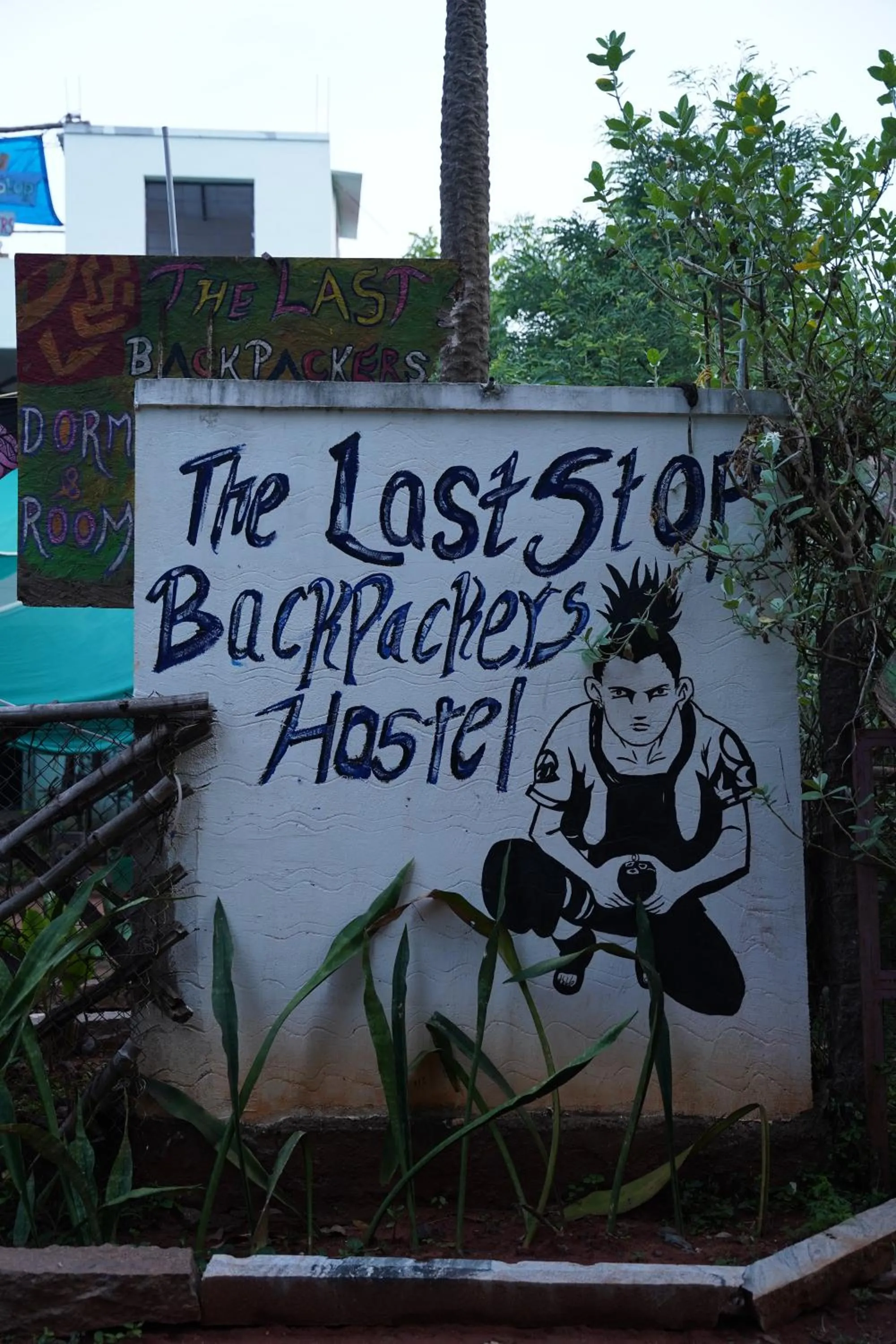 Facade/entrance in The Last Stop Backpackers Hostel