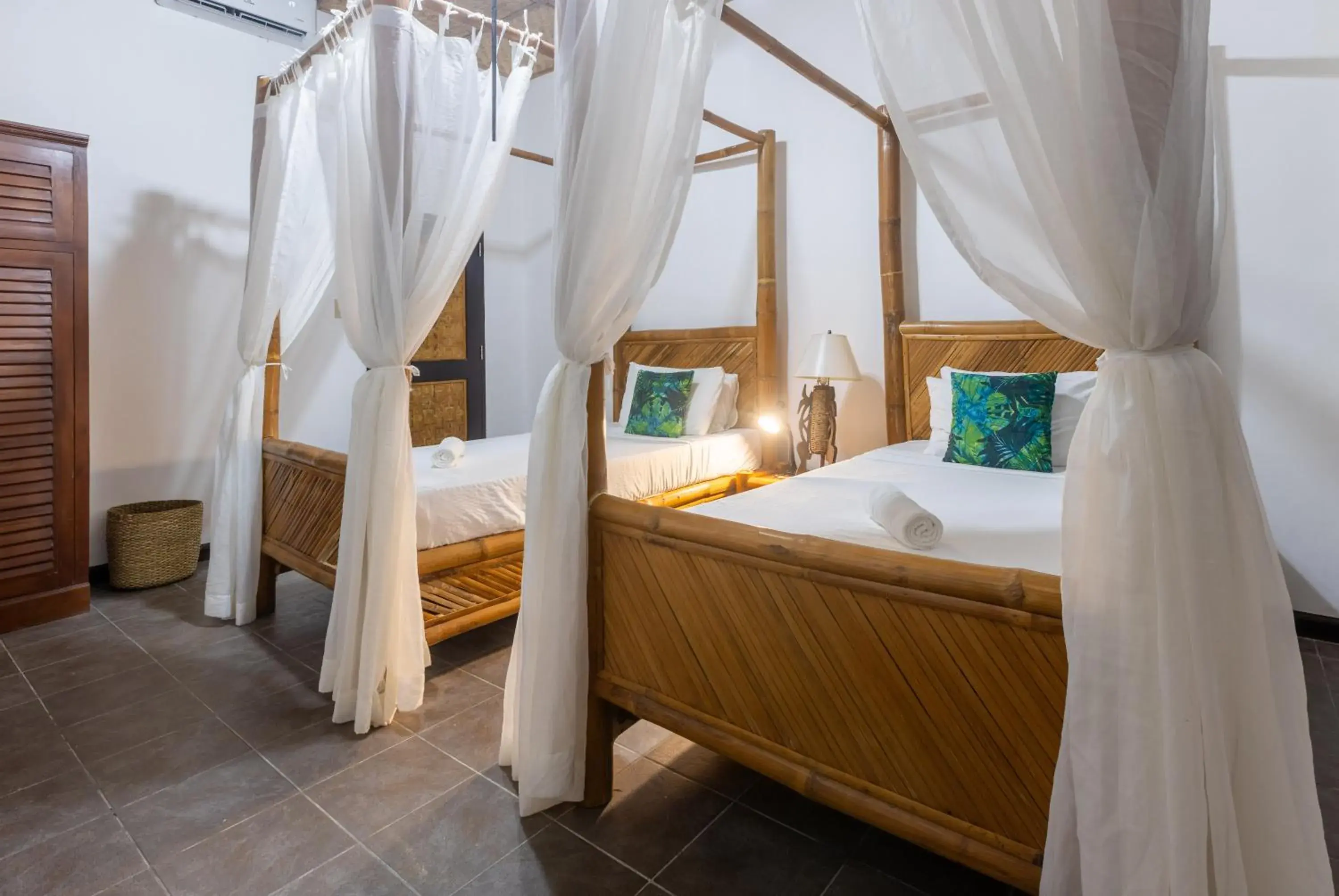 Bed in Nabulao Beach Resort Bed in Nabulao Beach Resort