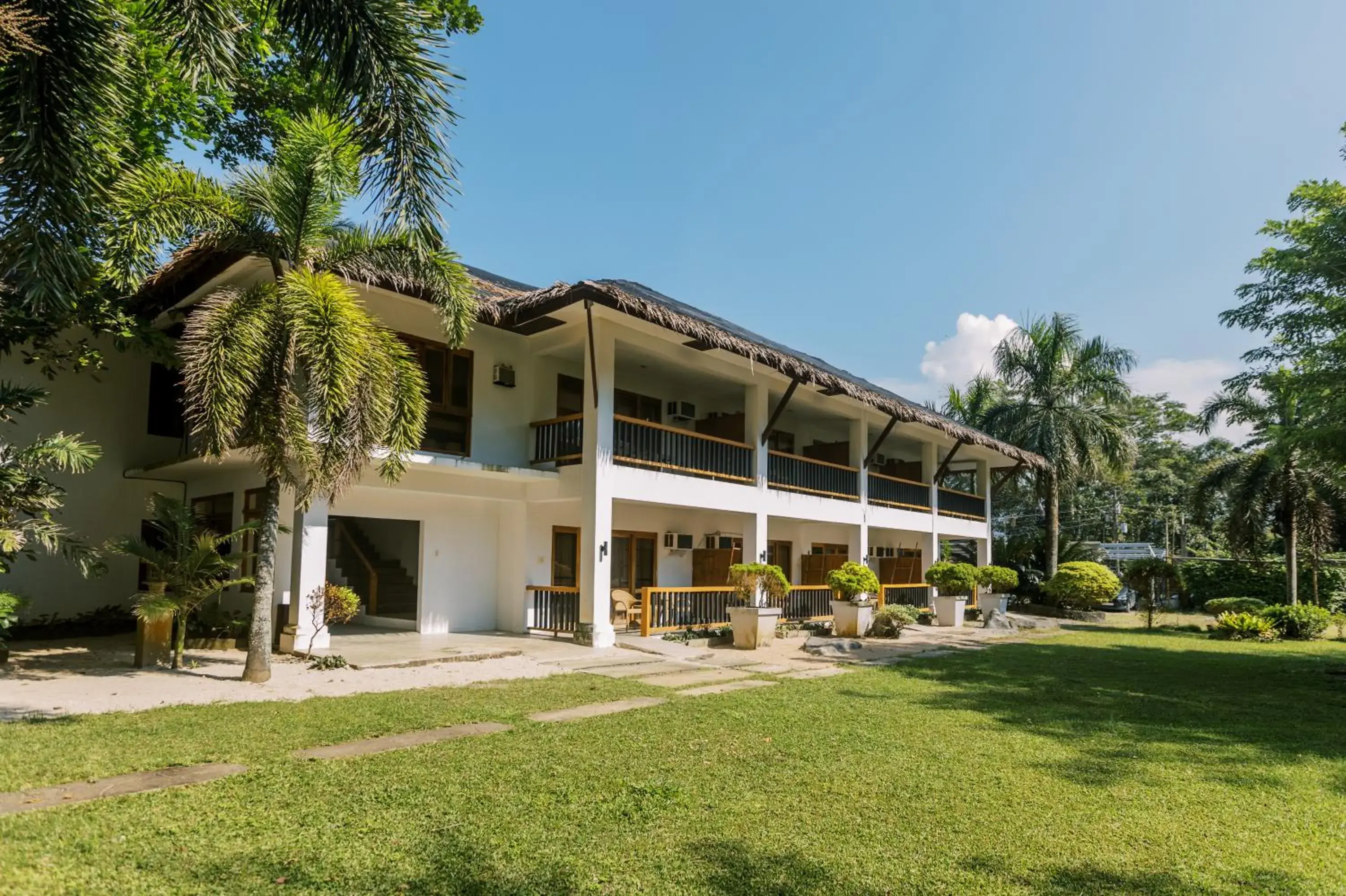 Garden view in Nabulao Beach Resort Garden view in Nabulao Beach Resort