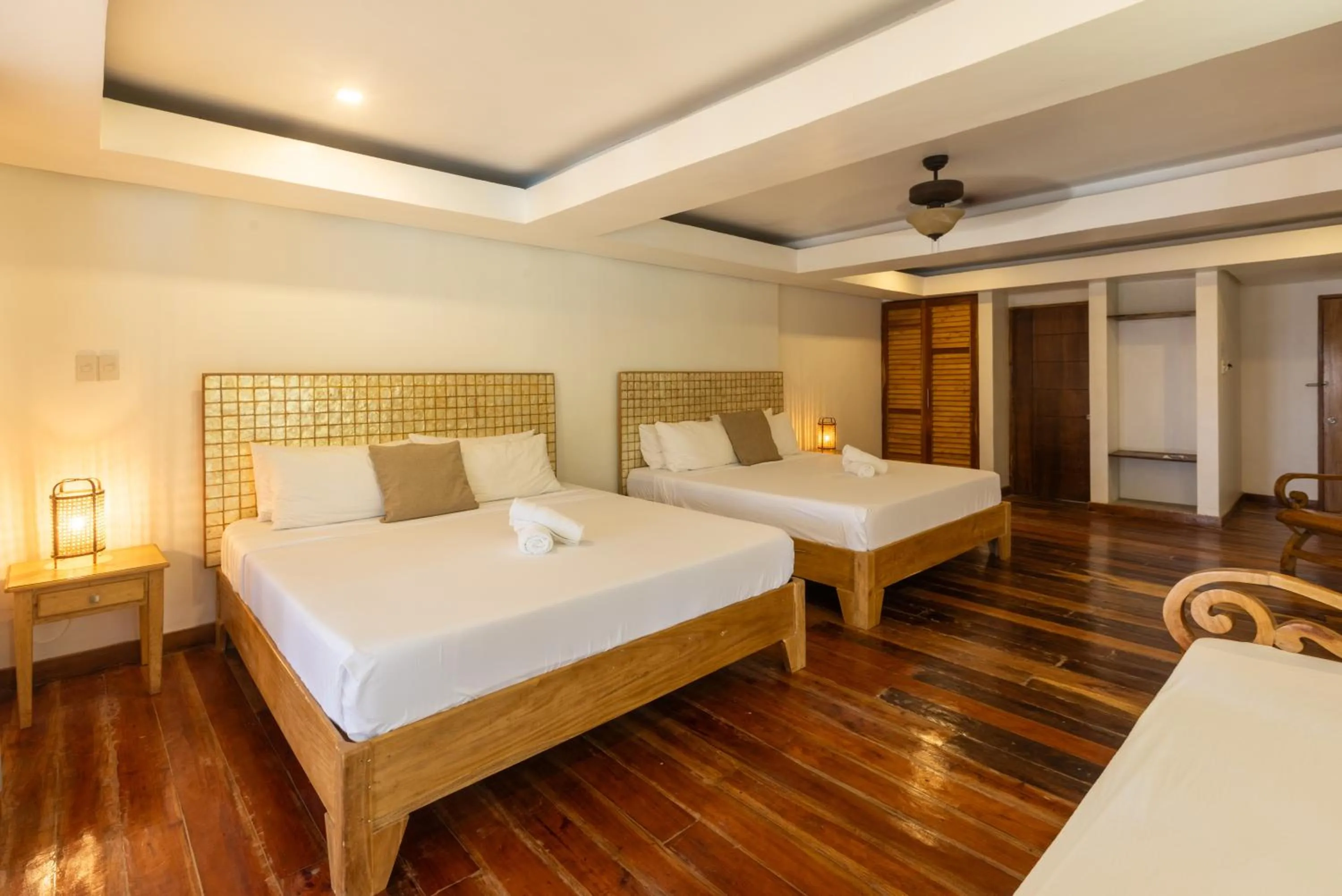 Bed in Nabulao Beach Resort