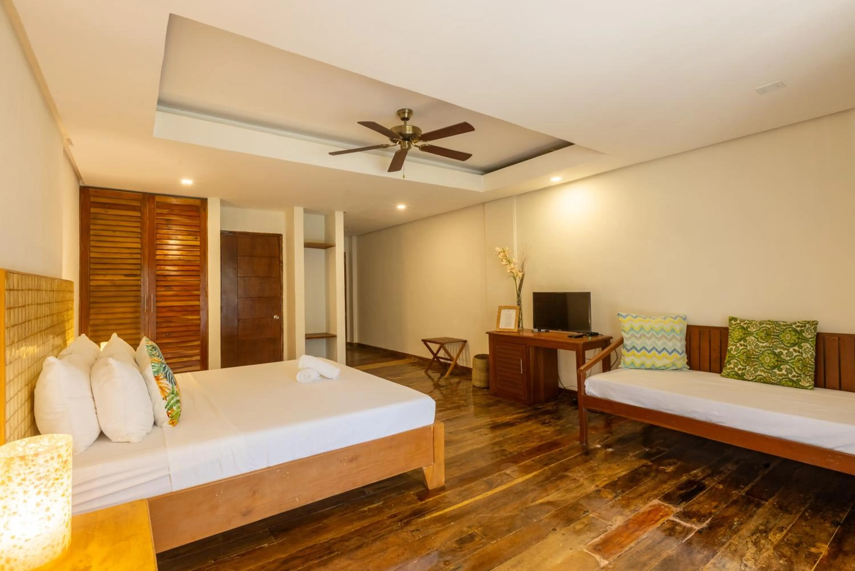 Bed in Nabulao Beach Resort