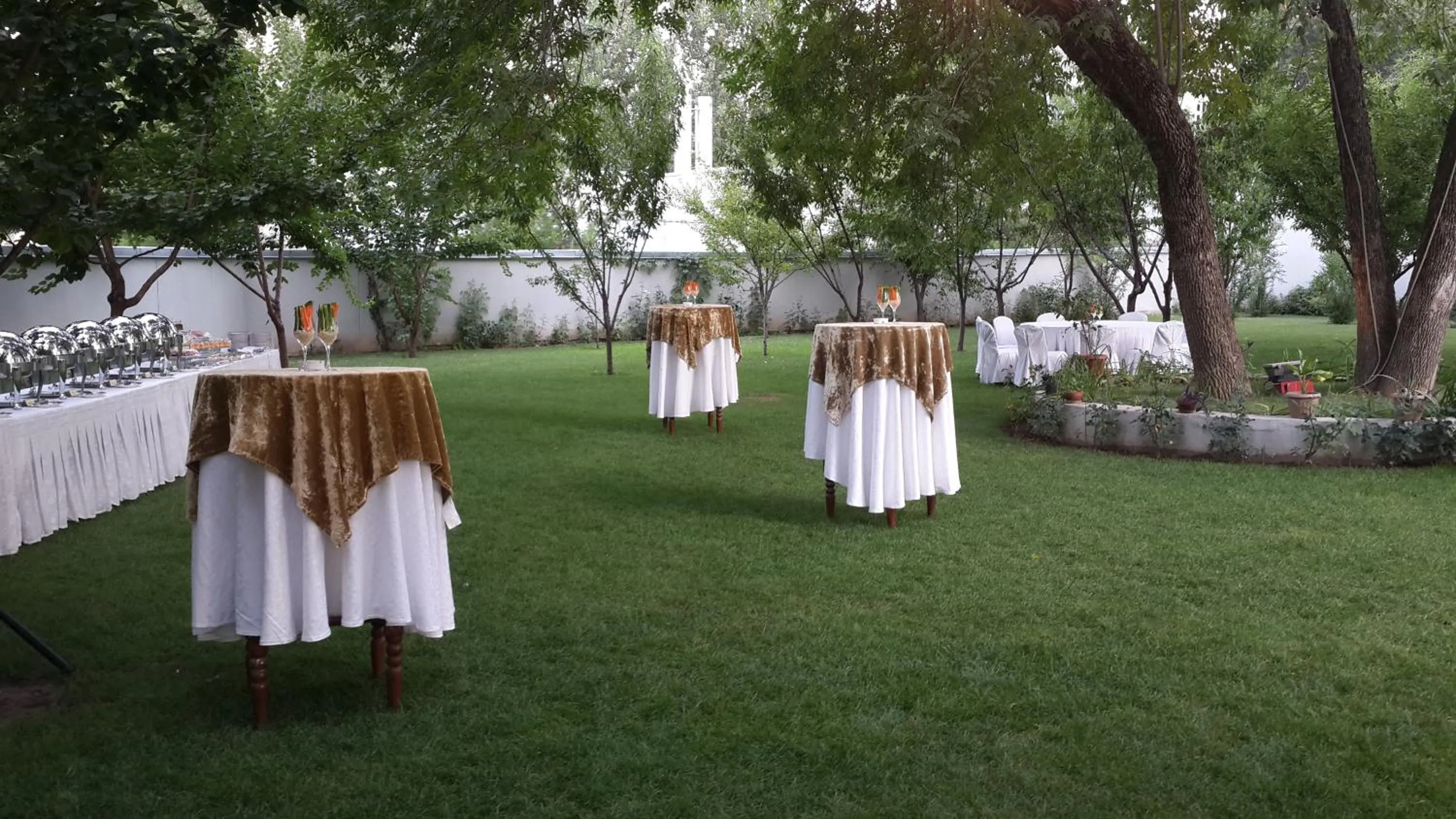 Garden in Dushanbe Serena Hotel