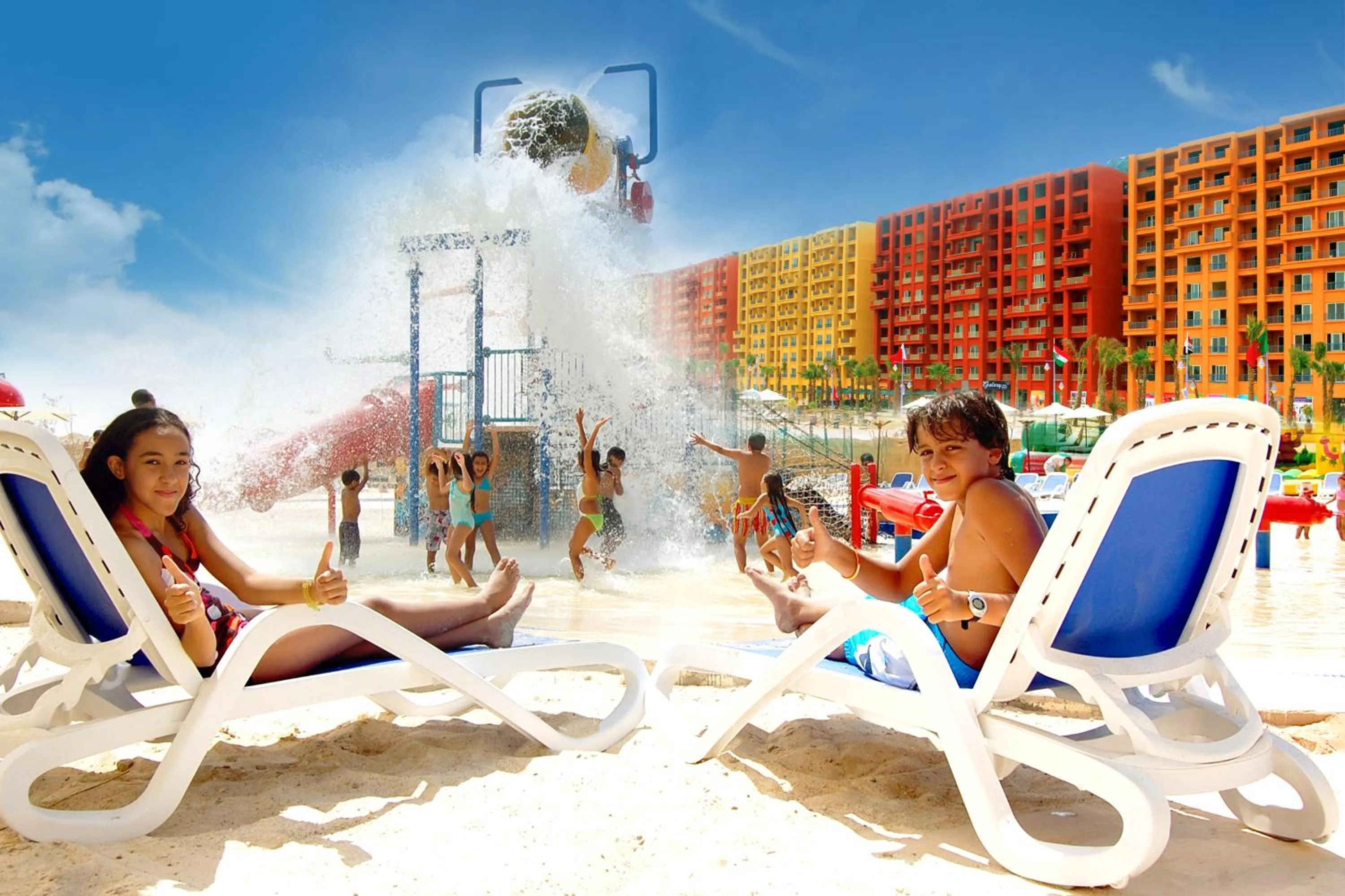 Aqua park in Porto Golf Marina Apartments powered By Amer-Group