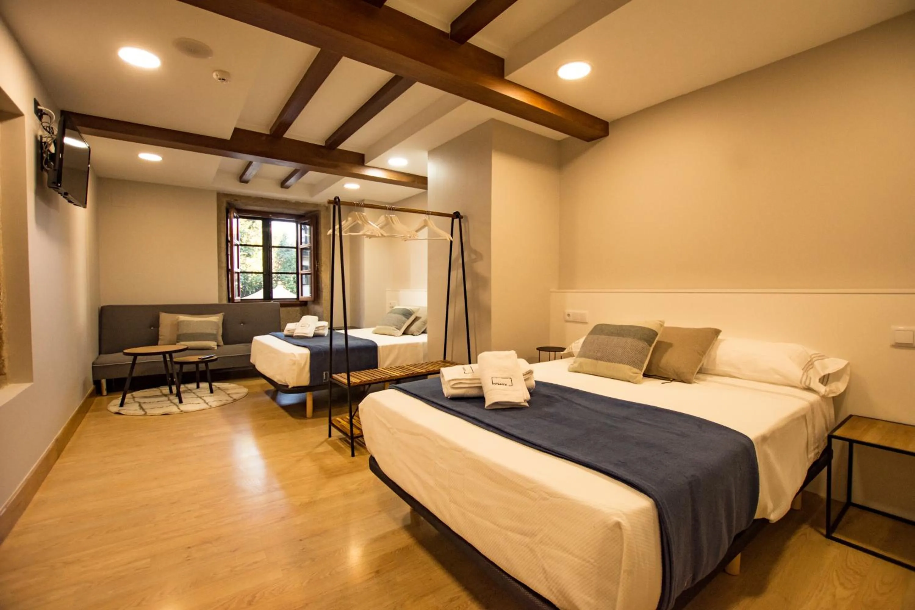 Bed in hostal Nomade Santiago