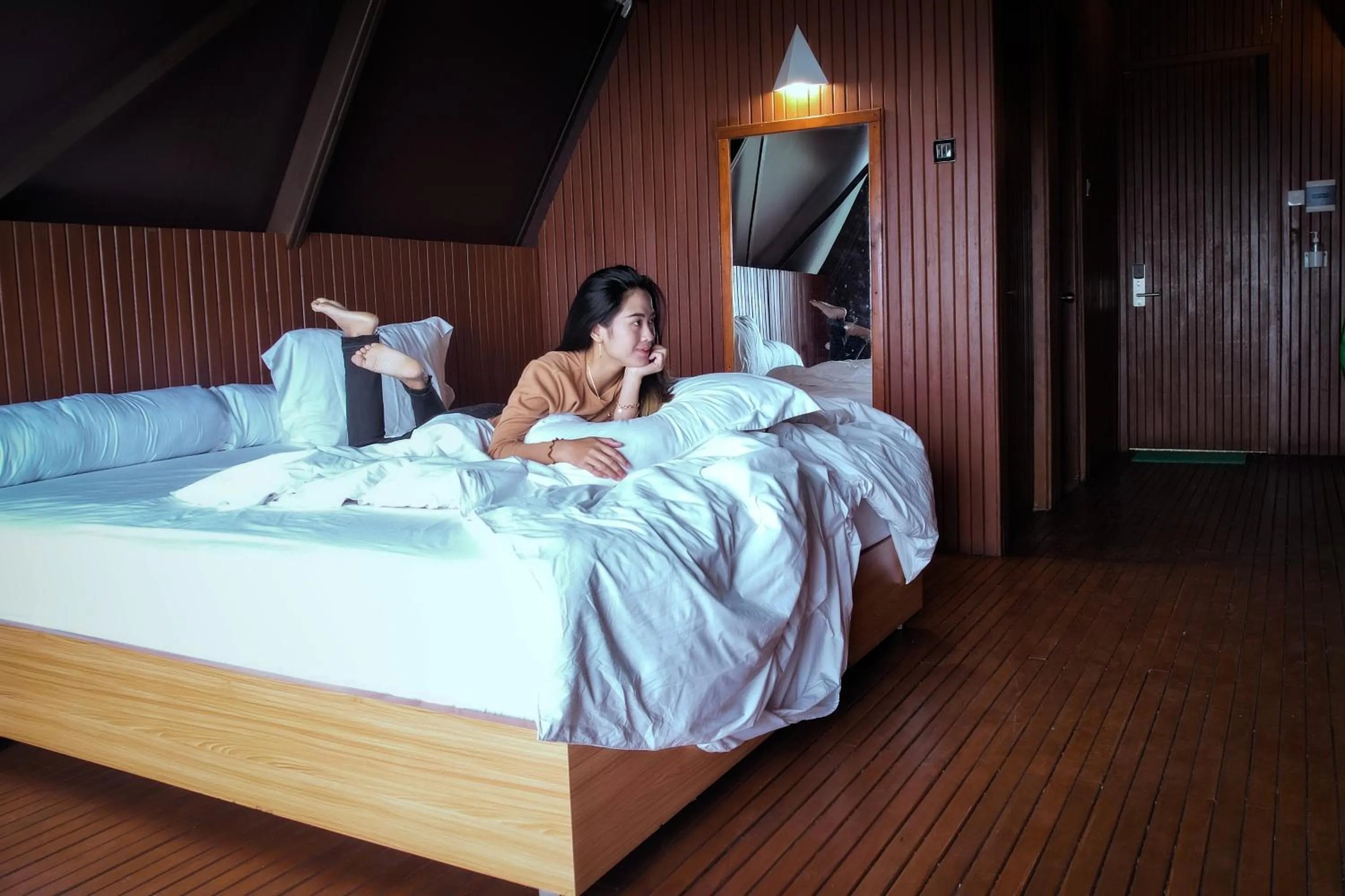 Bed in Kema Merbabu powered by Cocotel