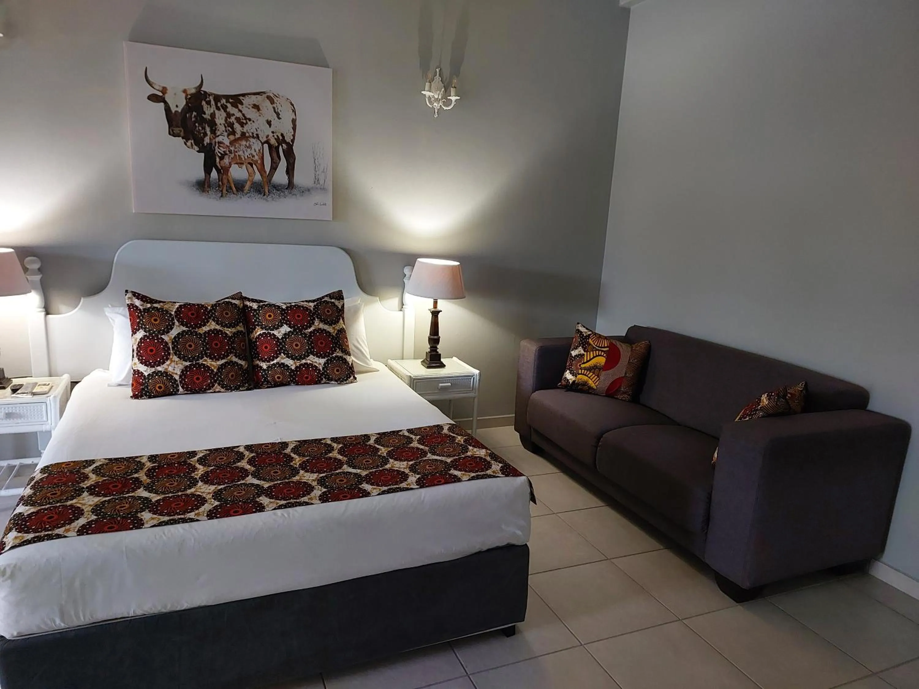 Bed in Fairway Guest Lodge