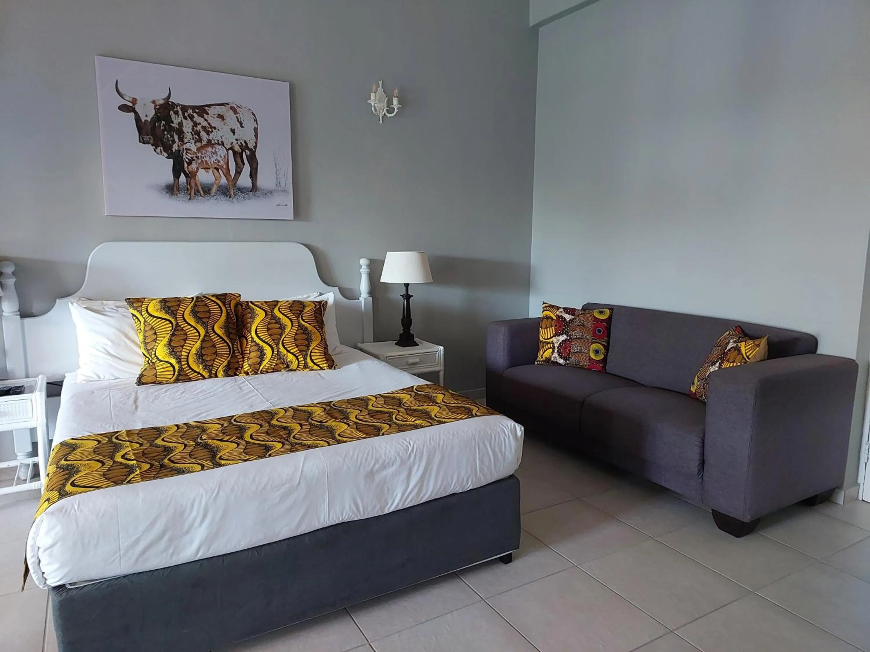 Bed in Fairway Guest Lodge