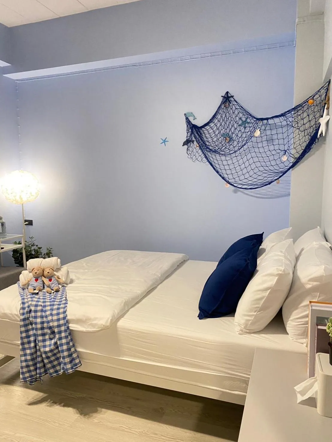 Bed in Triple J hotel Trang