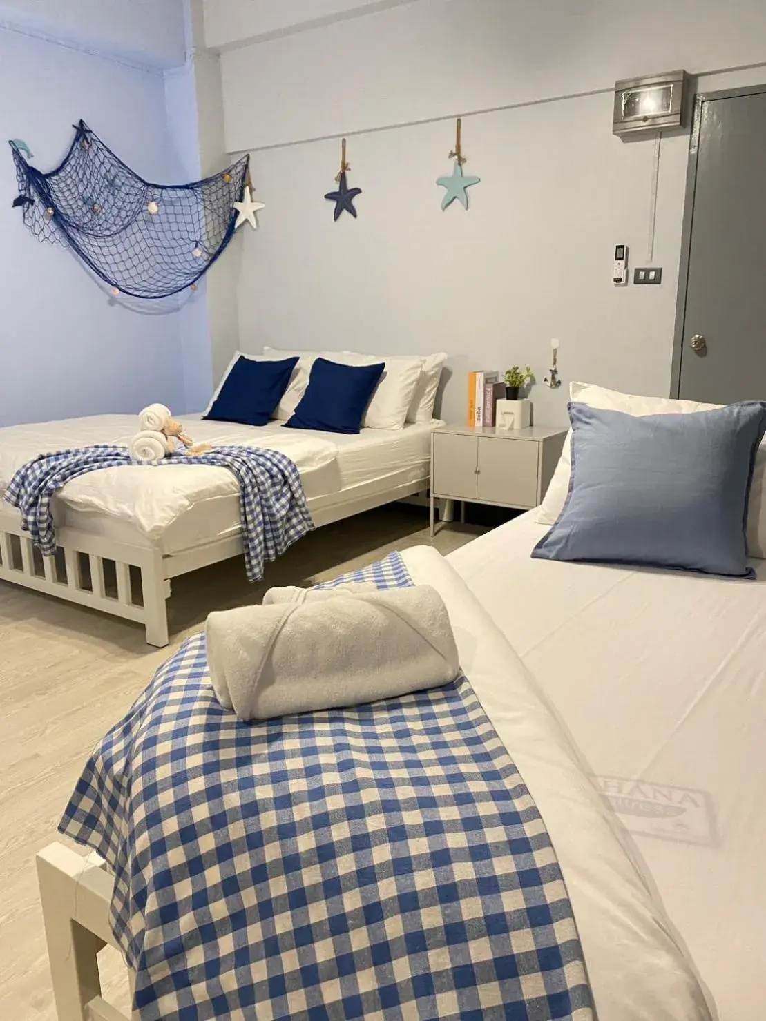 Bed in Triple J hotel Trang Bed in Triple J hotel Trang