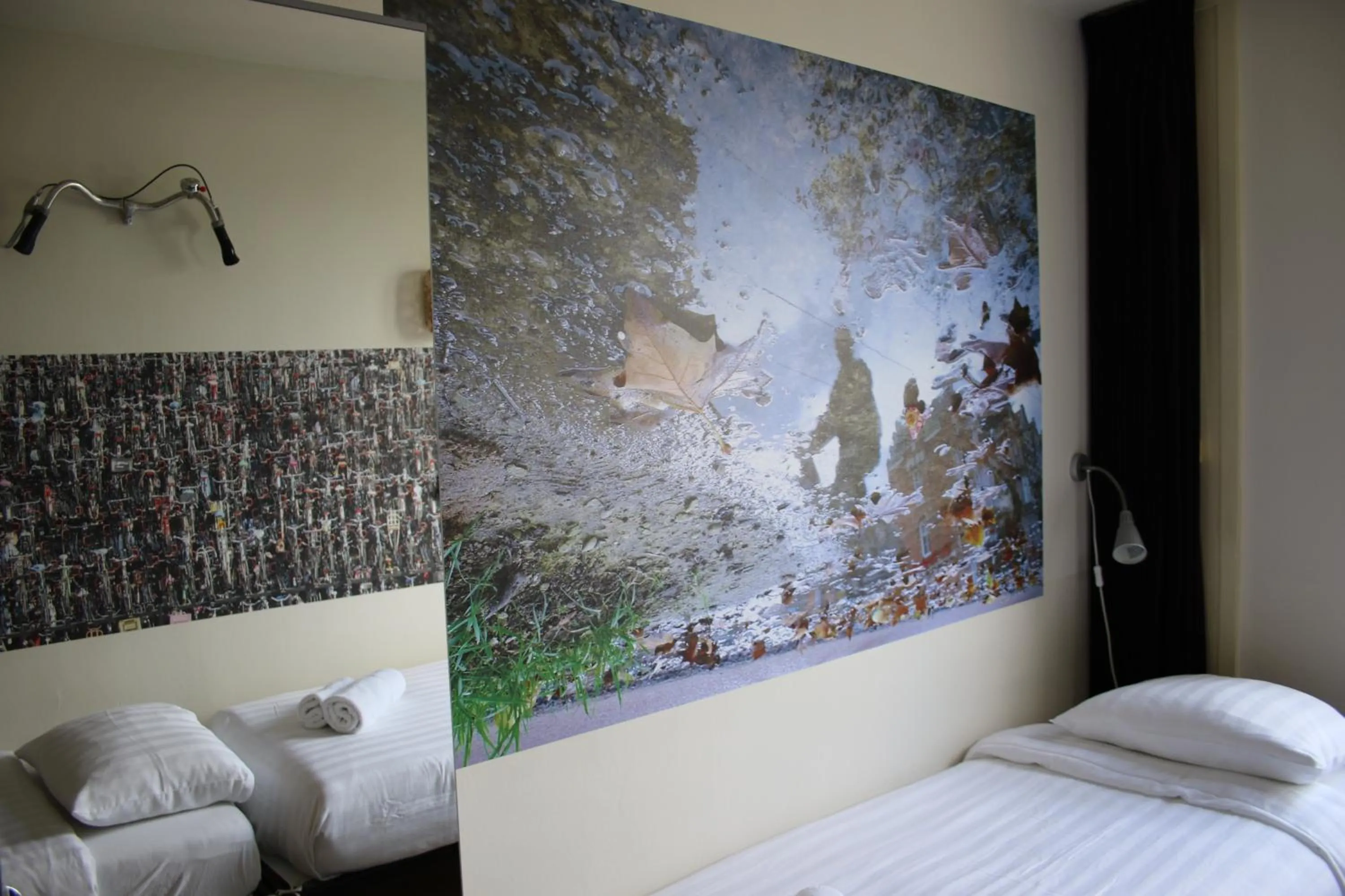 Bed in Bicycle Hotel Amsterdam