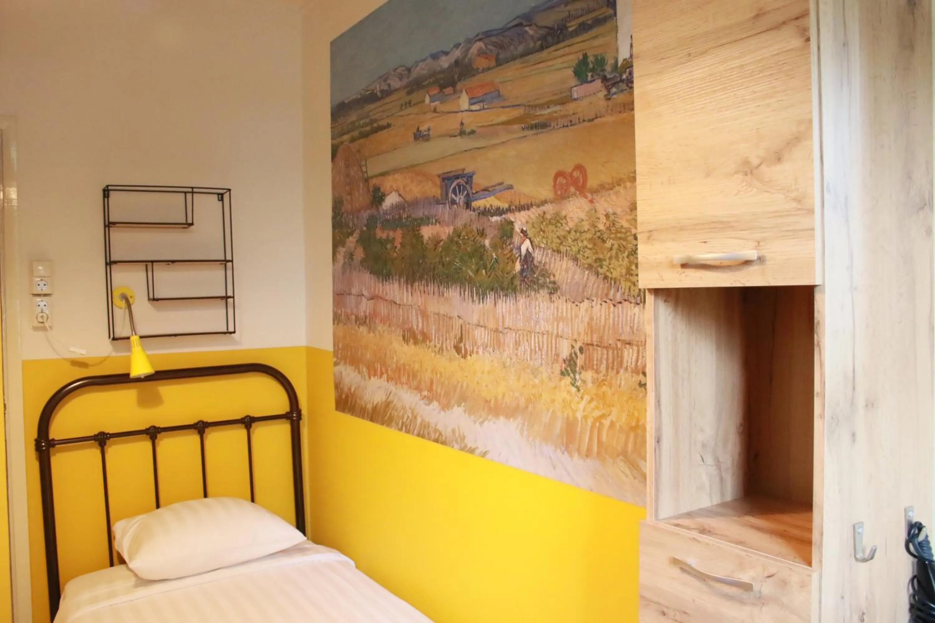 Bed in Bicycle Hotel Amsterdam