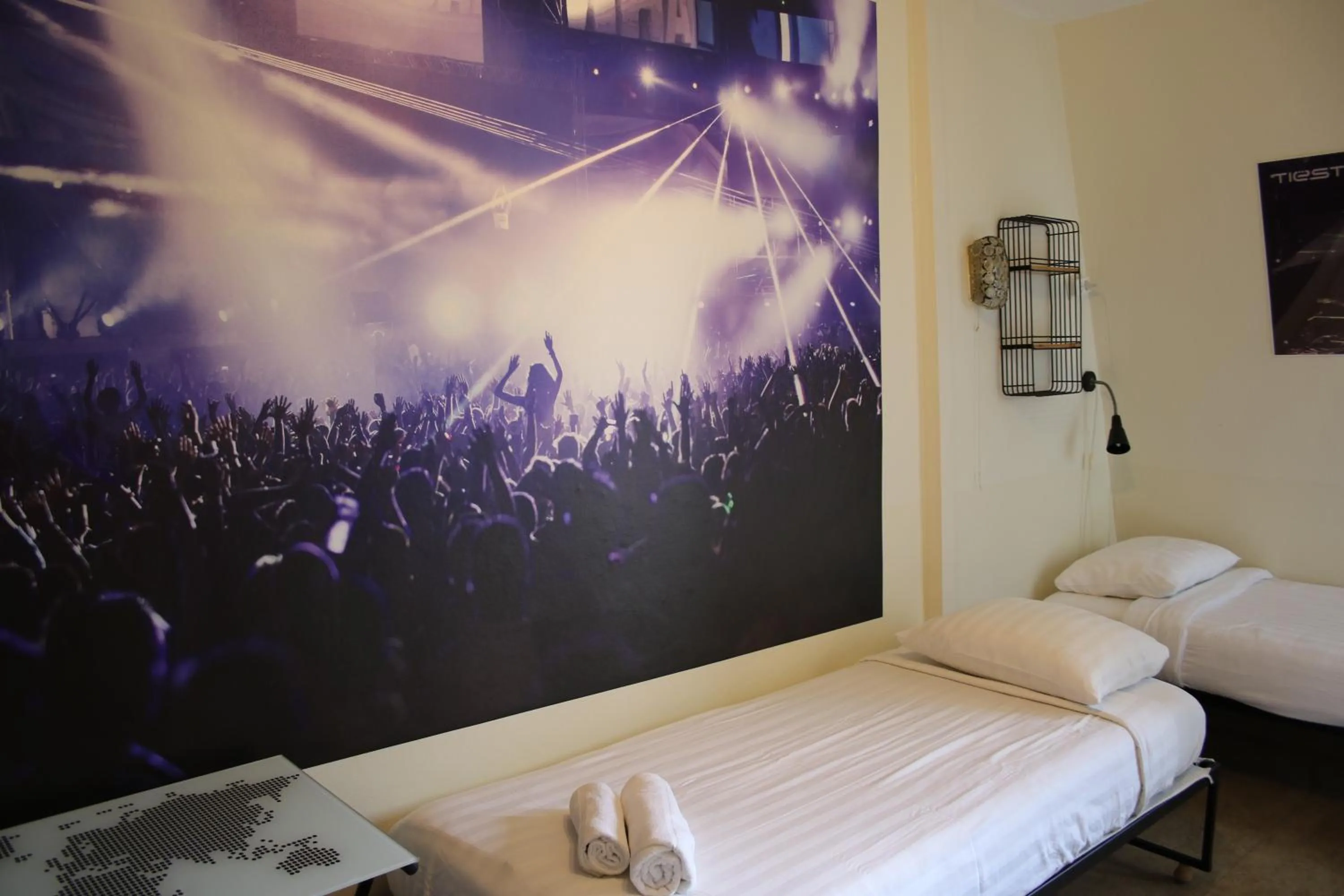 Bed in Bicycle Hotel Amsterdam