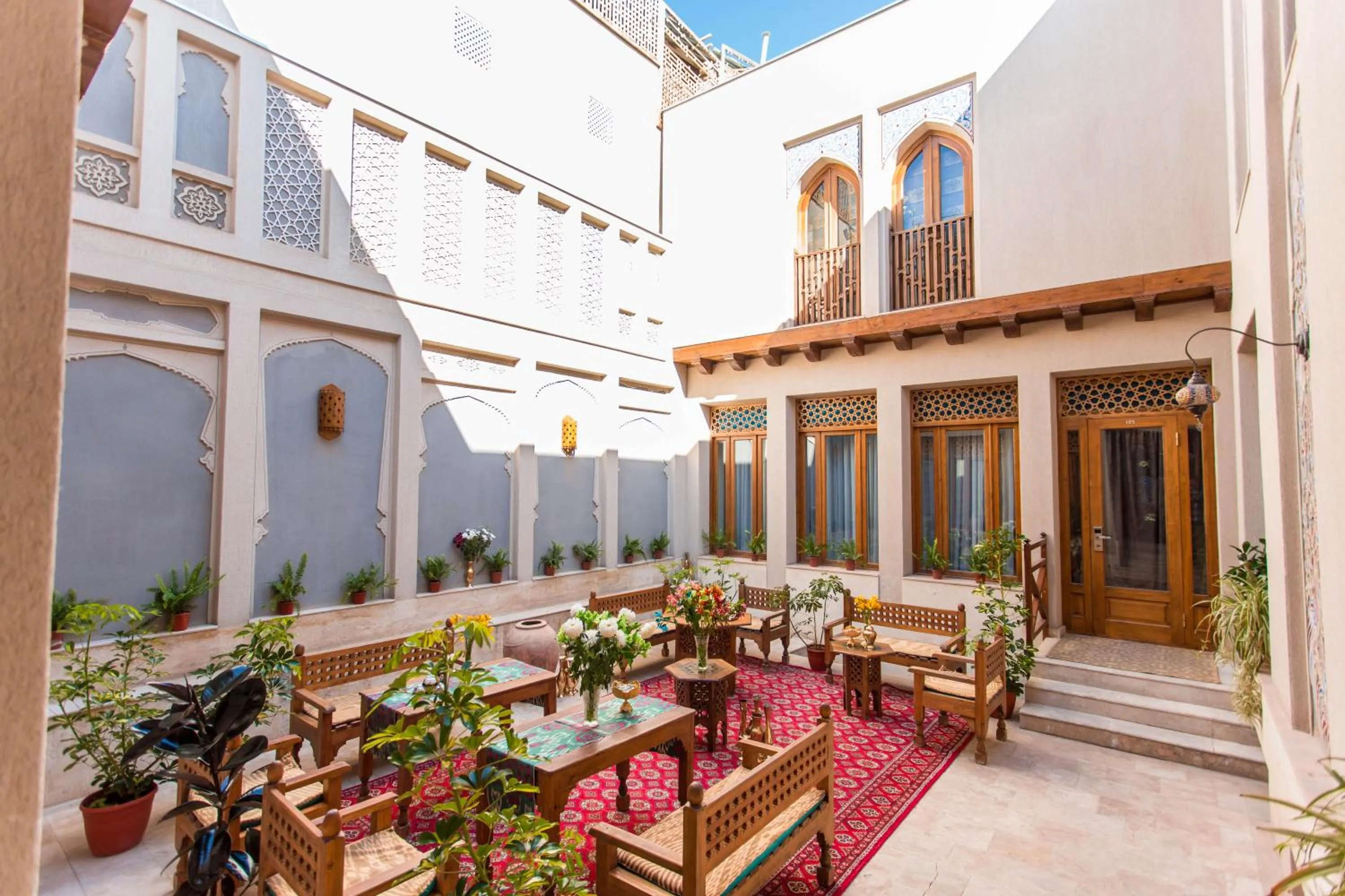 Patio in Kukaldosh Boutique Hotel